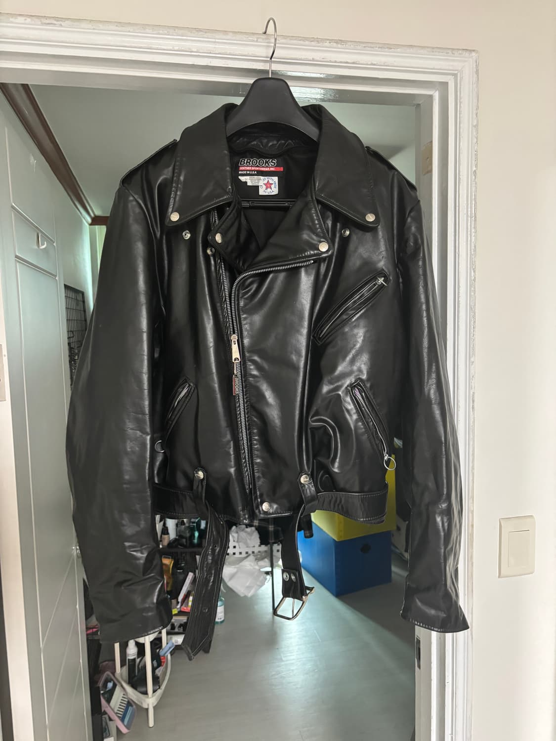 brooks / 말가죽 라이더 자켓 / 54 ( 115 3xl ) 상품이미지1