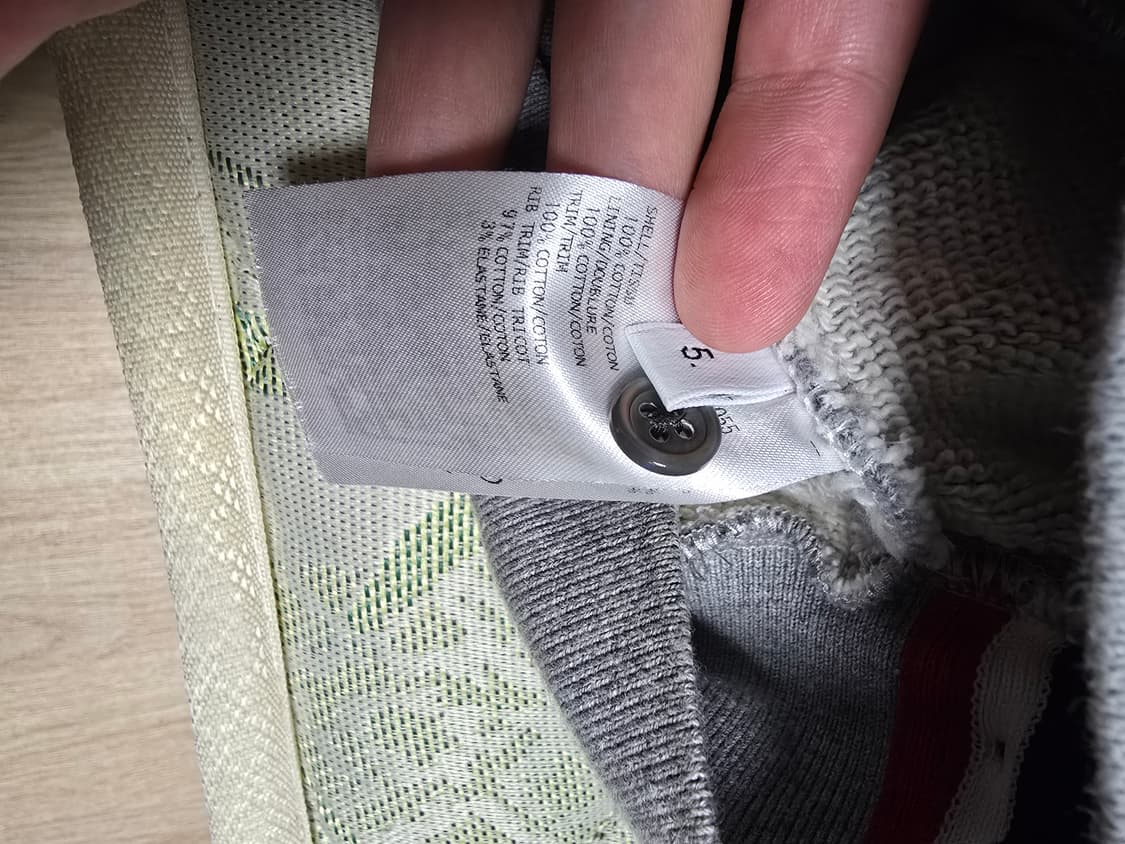 (새상품급)톰브라운 백삼선 그레이 맨투맨 5사이즈 상품이미지8