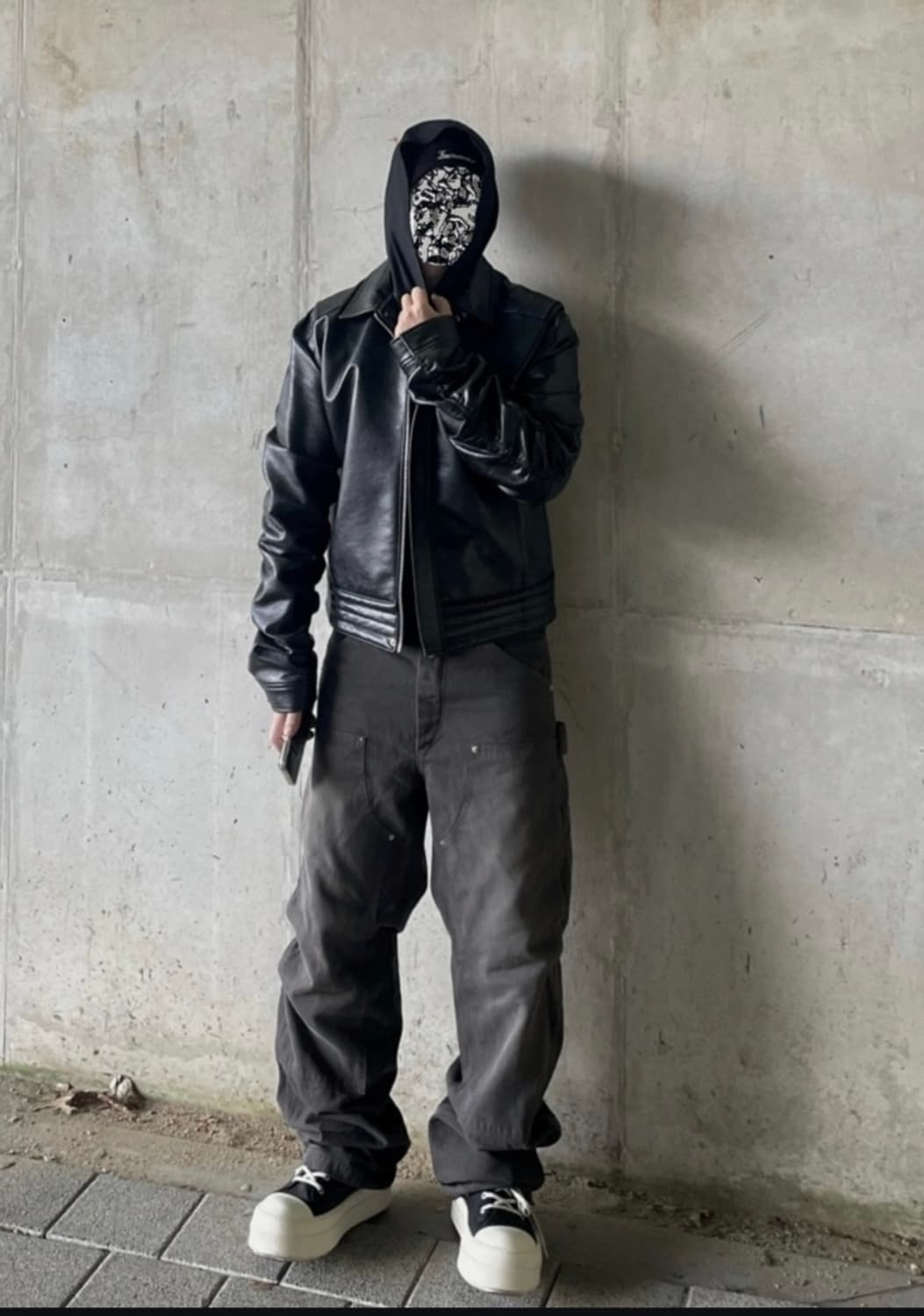 파아카이브 파 레더 퍼커링 자켓 2 상품이미지5