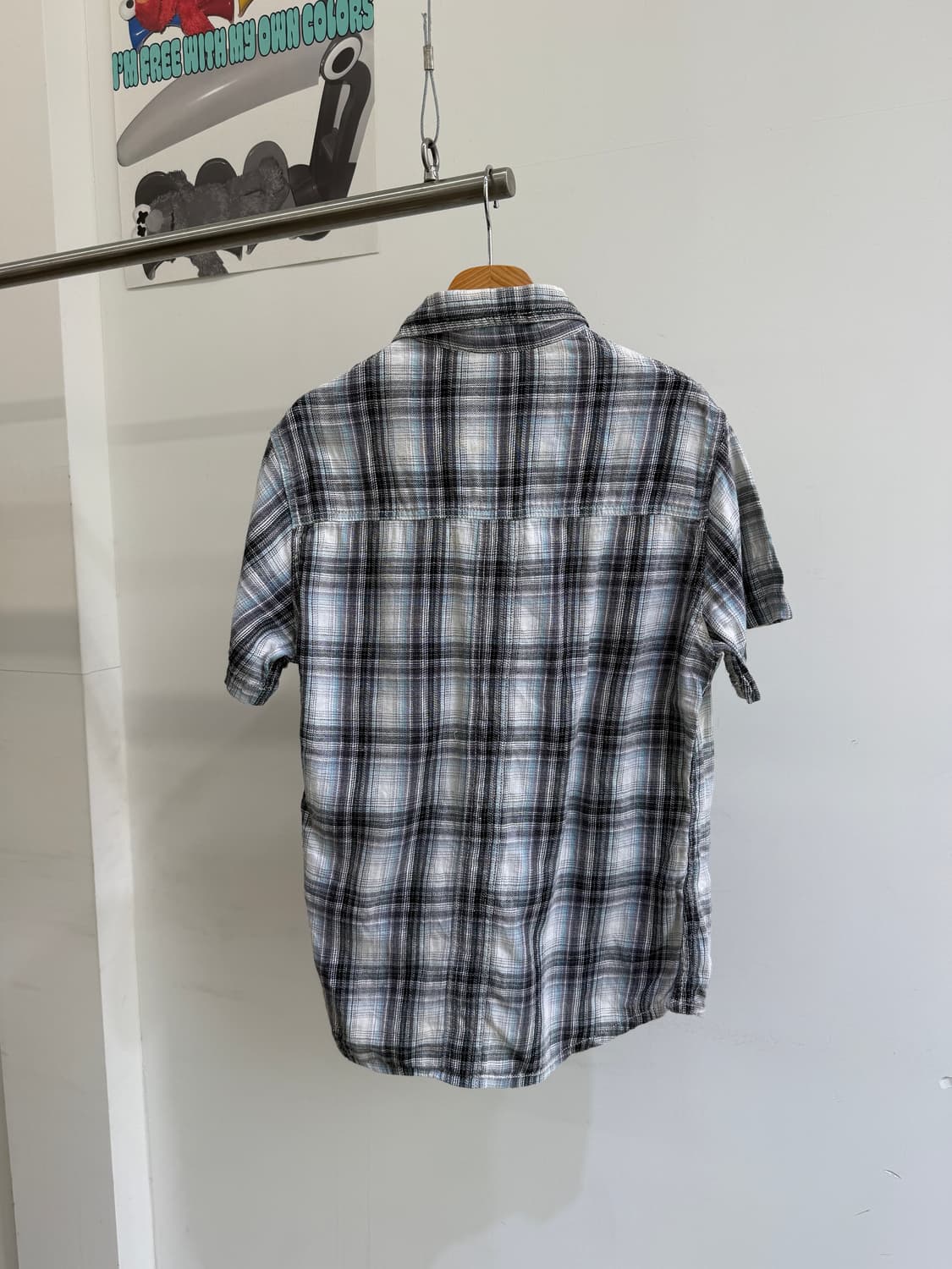 LEVIS 체크 반팔 집업 셔츠  상품이미지6
