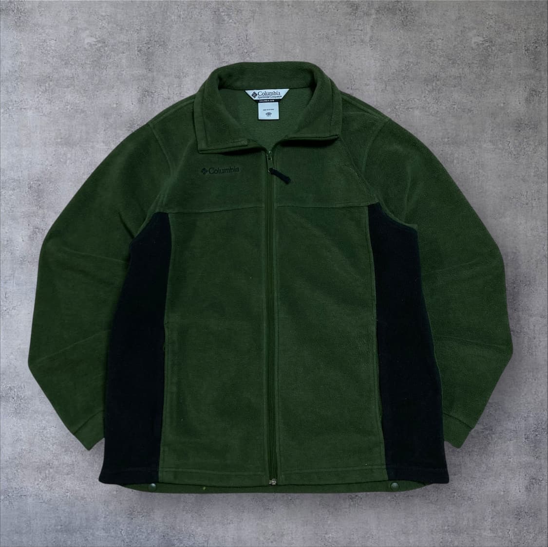 컬럼비아 스몰 로고 카키 플리스 자켓 상품이미지1