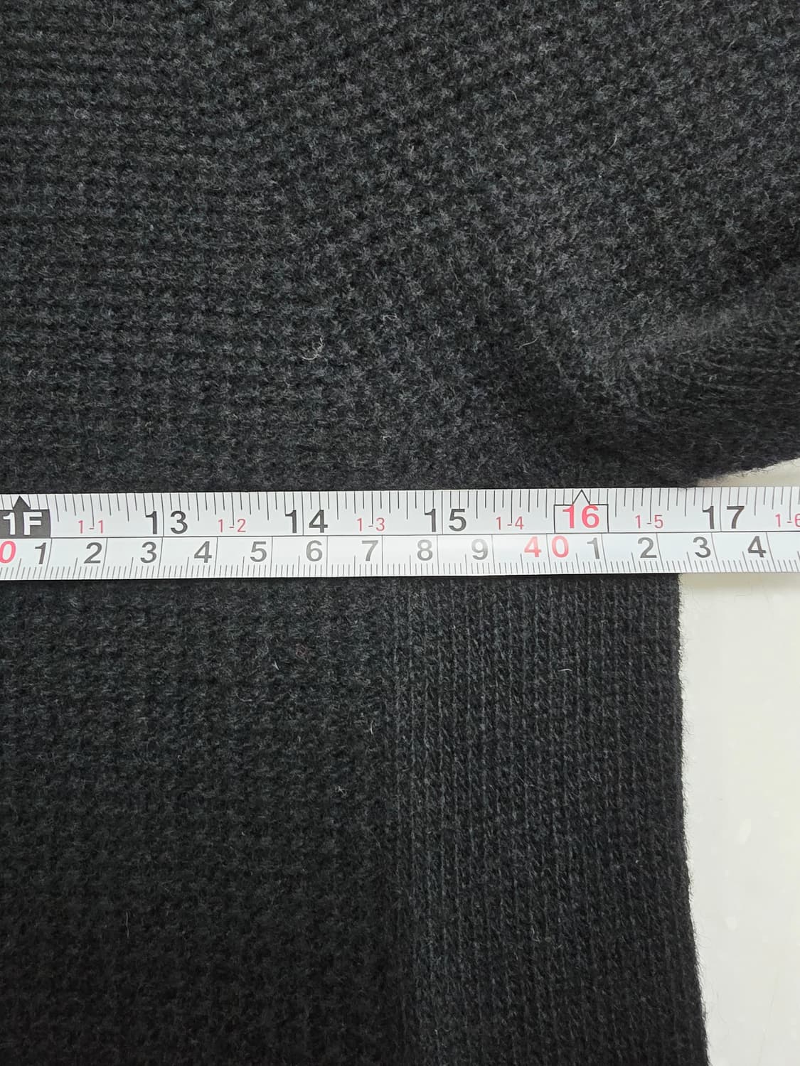 샬라얀 블랙 루즈핏 니트 스웨터 모100프로 상품이미지8