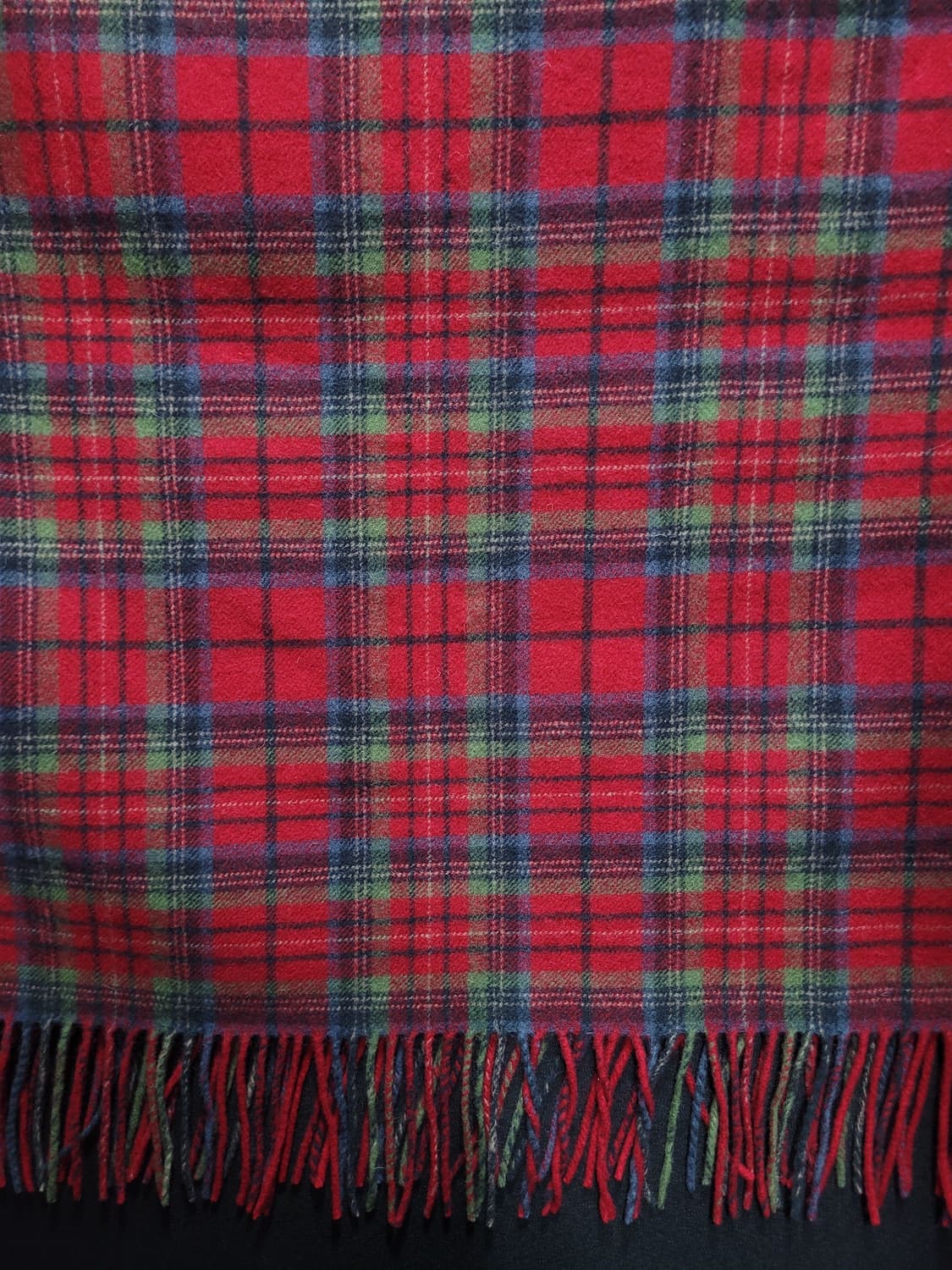 Ralph Lauren 빈티지 타탄체크 대형 숄 무릎덮개 무릎담요  상품이미지6