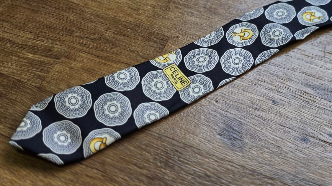 셀린느 빈티지 넥타이 상품이미지5