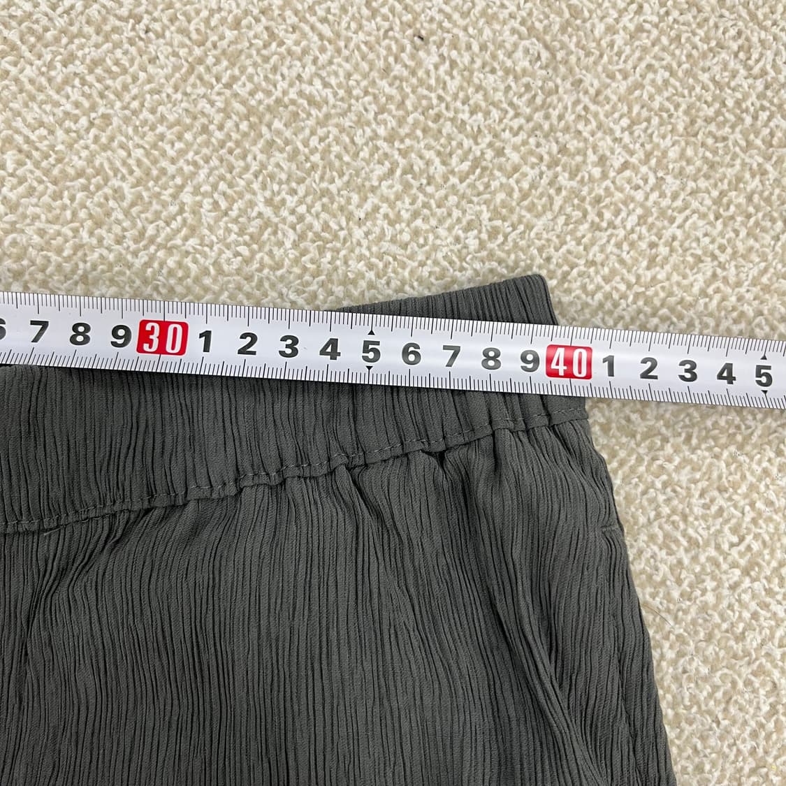 76 에잇세컨즈 밴딩 플리츠 바지 0122M2 상품이미지6