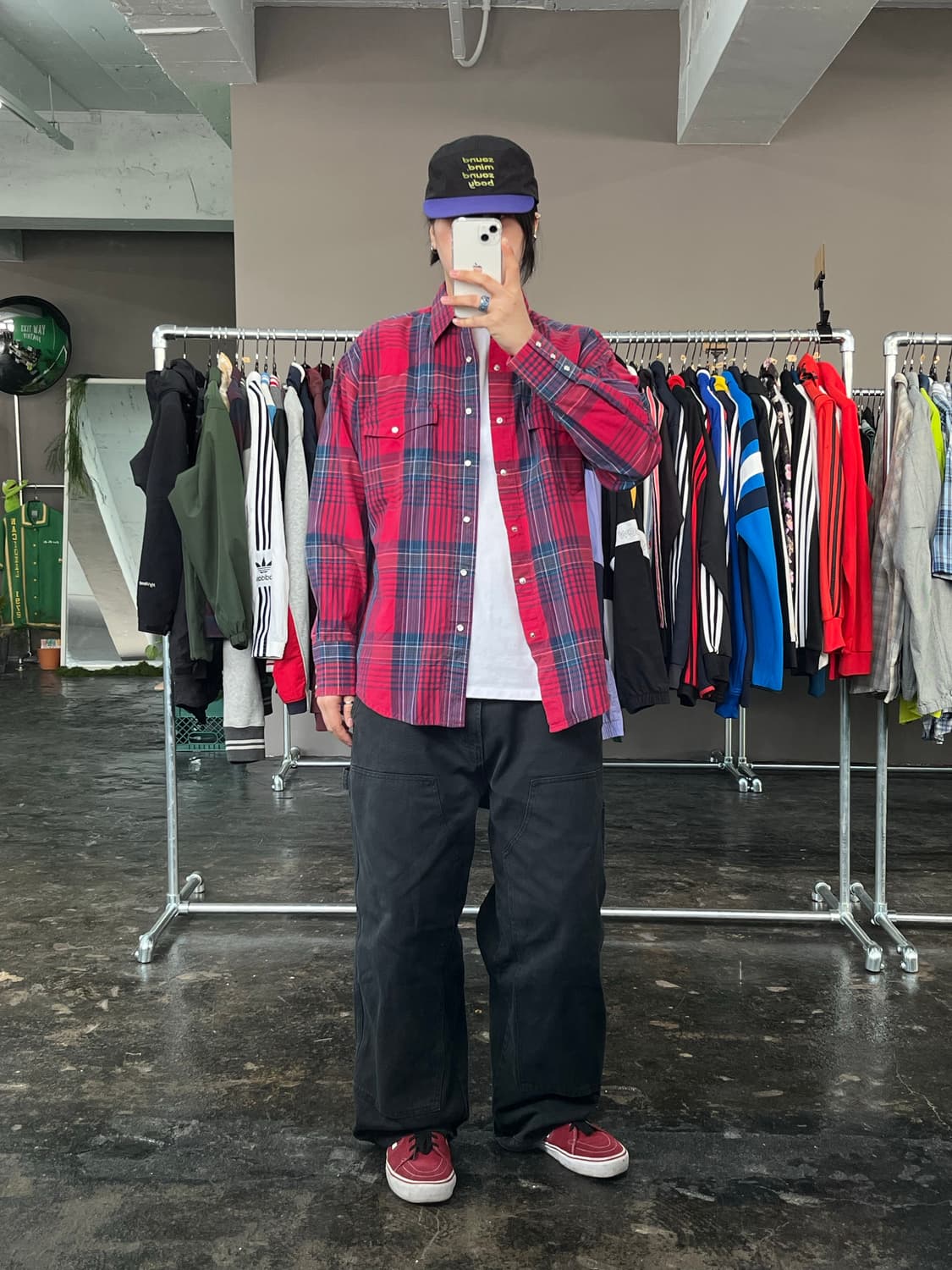 랭글러 웨스턴 체크 셔츠  상품이미지2