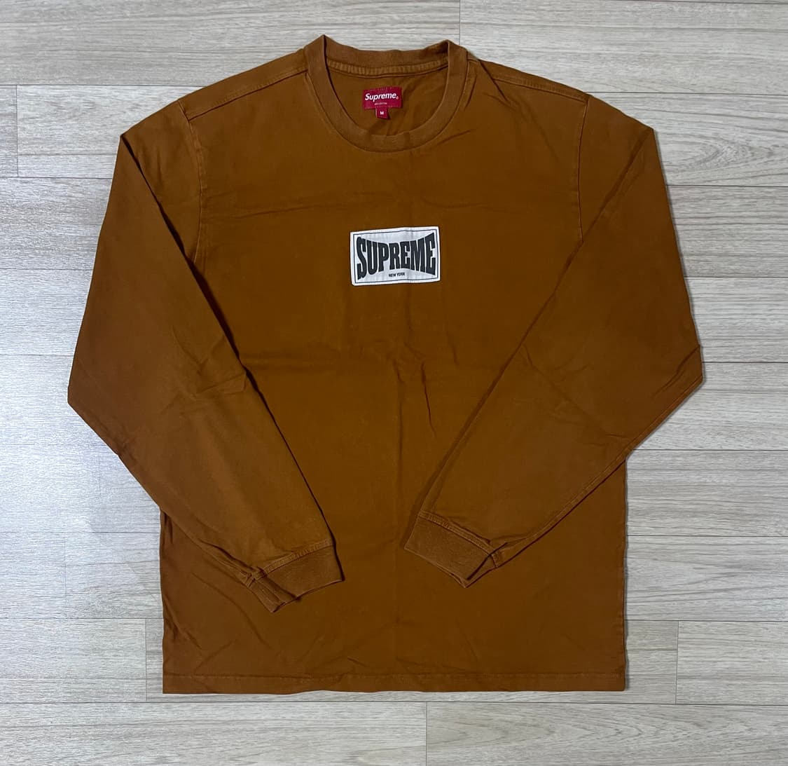 supreme woven label sleeve 상품이미지1