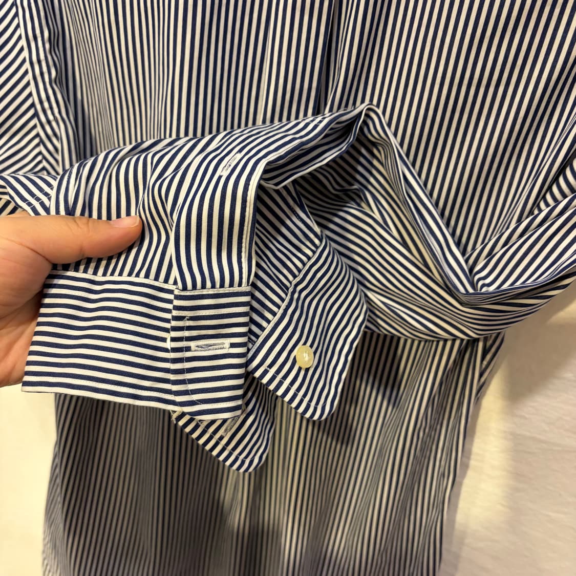 폴로 랄프로렌 스트라이프 셔츠 남방 큐알인증 상품이미지8