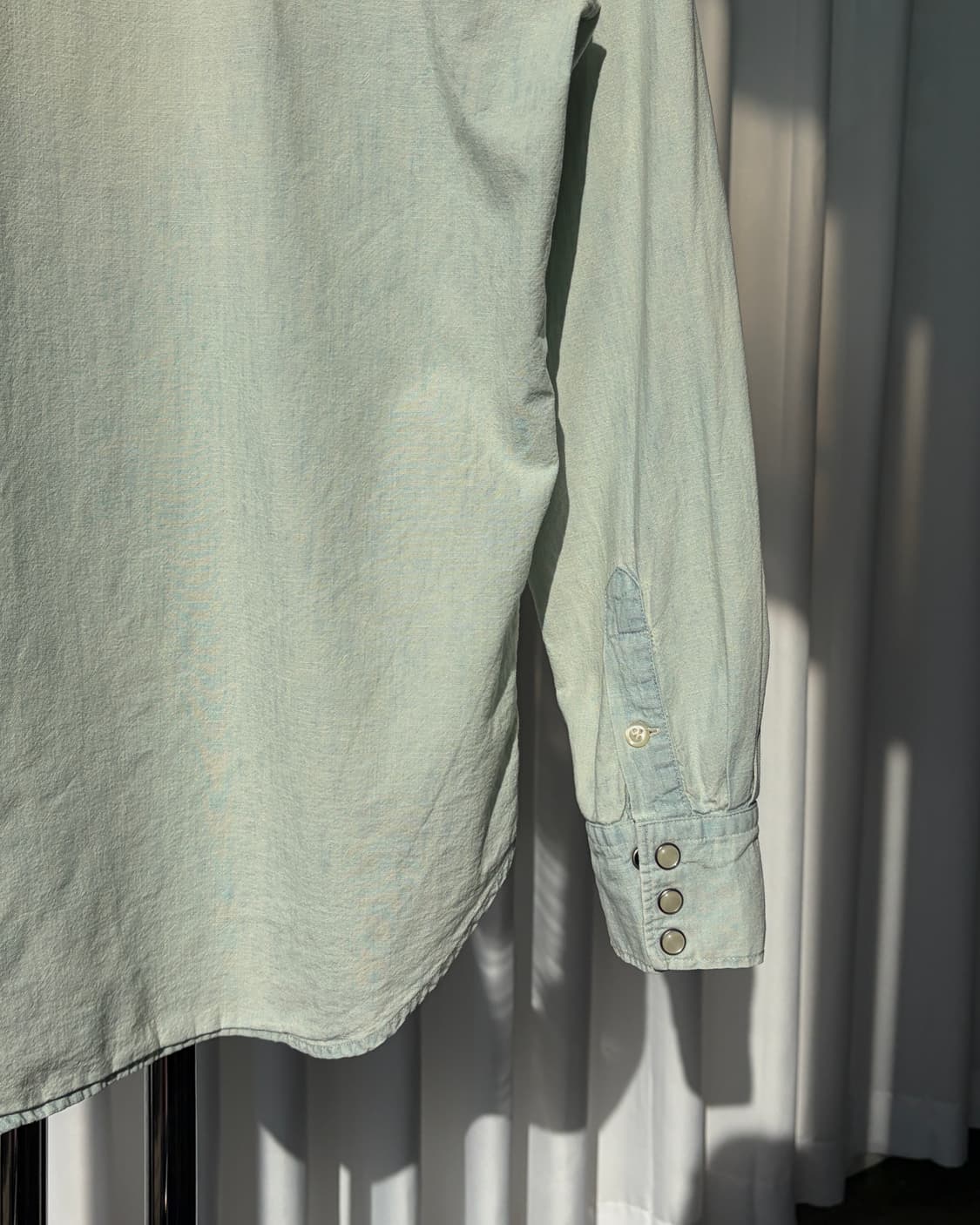 [M]폴로 랄프로렌 성조기 웨스턴 샴브레이 데님 셔츠 상품이미지7