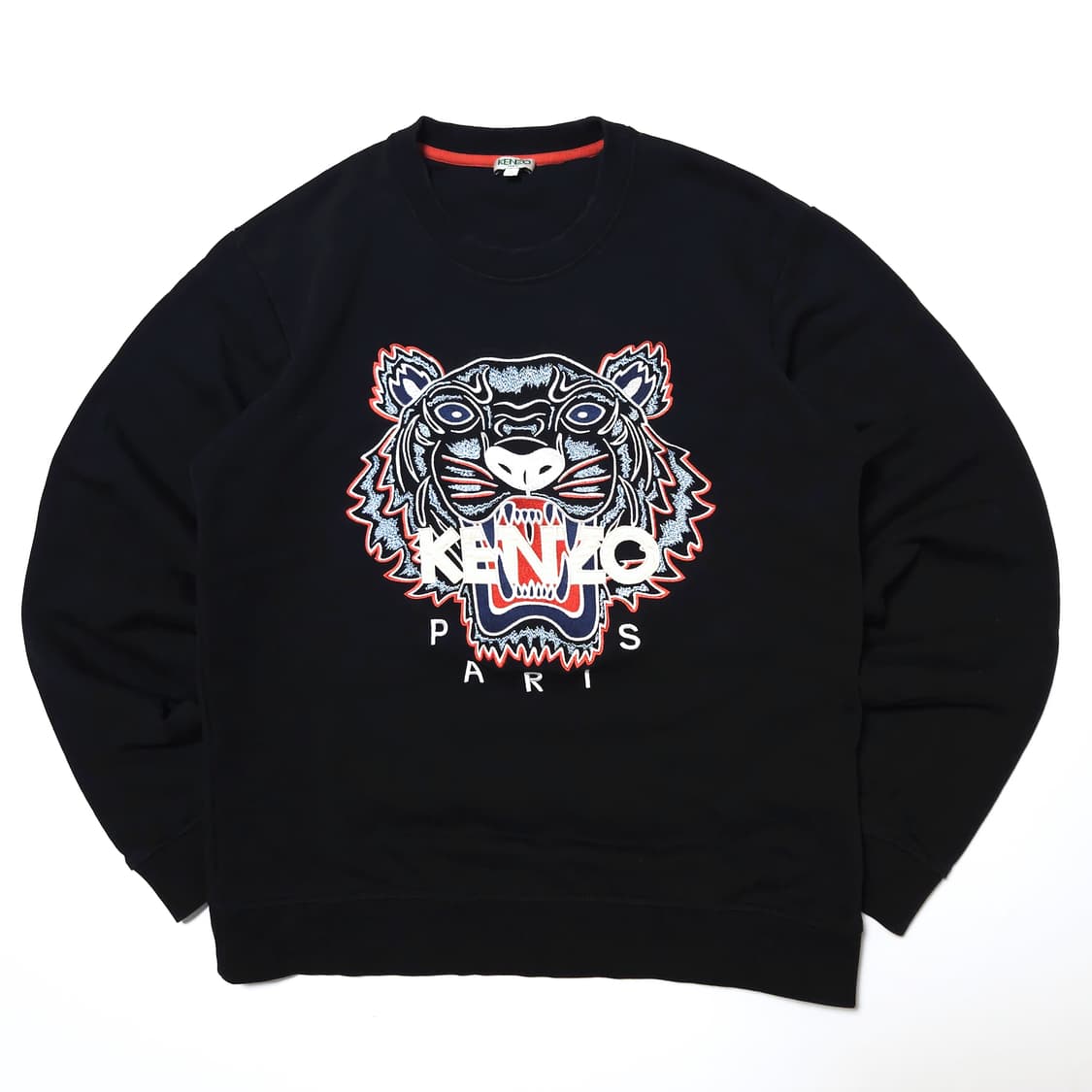 겐조 KENZO 타이거 자수 스웻셔츠 맨투맨 블랙 상품이미지1