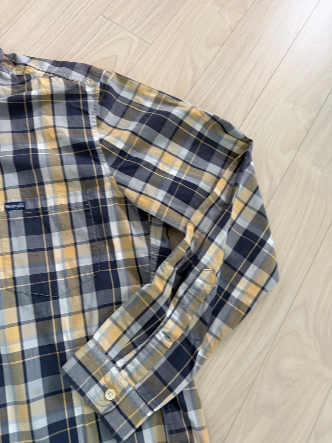 랭글러 빈티지 크롭 셔츠 사이즈 L 상품이미지4