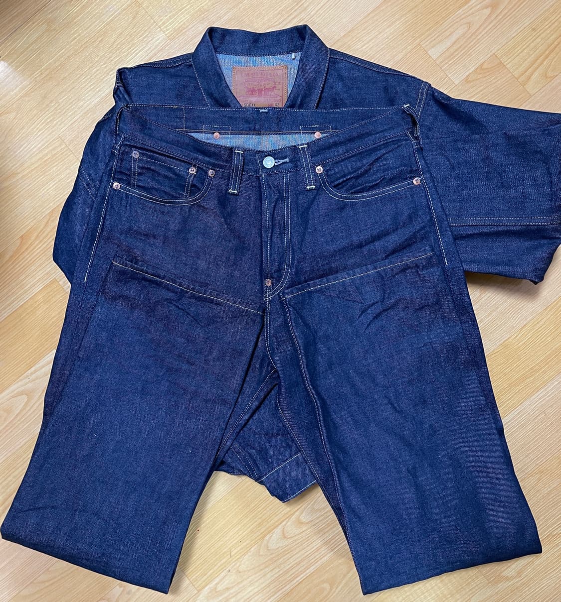 리바이스 LVC 1세대 셋업 판매합니다. 상품이미지3