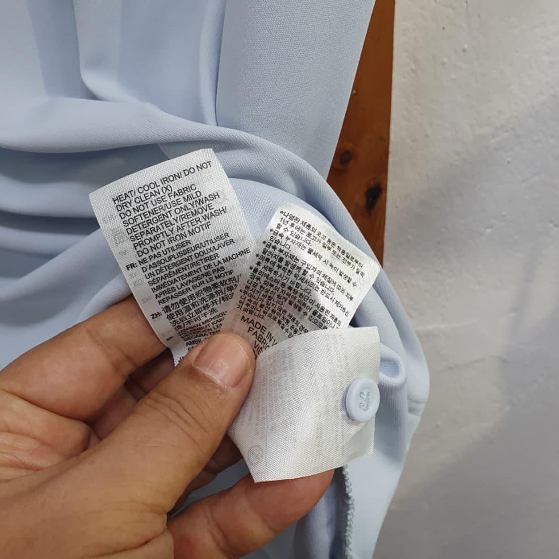 아디다스 하늘색 반팔 카라티(110) 상품이미지3