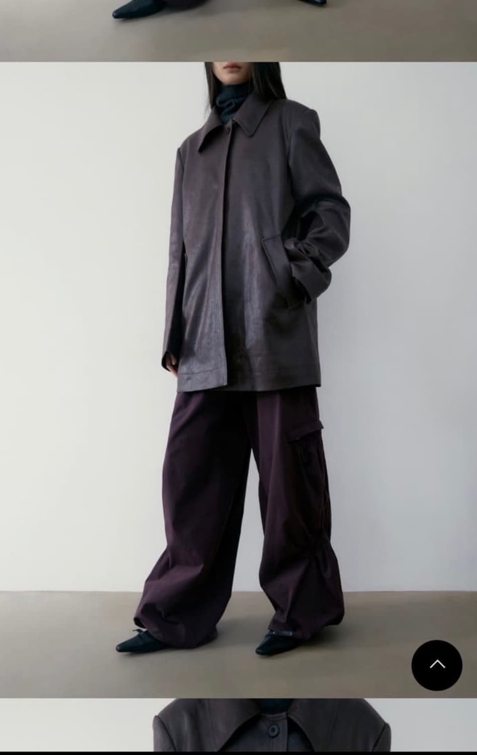 로우클래식 레더코트 상품이미지1