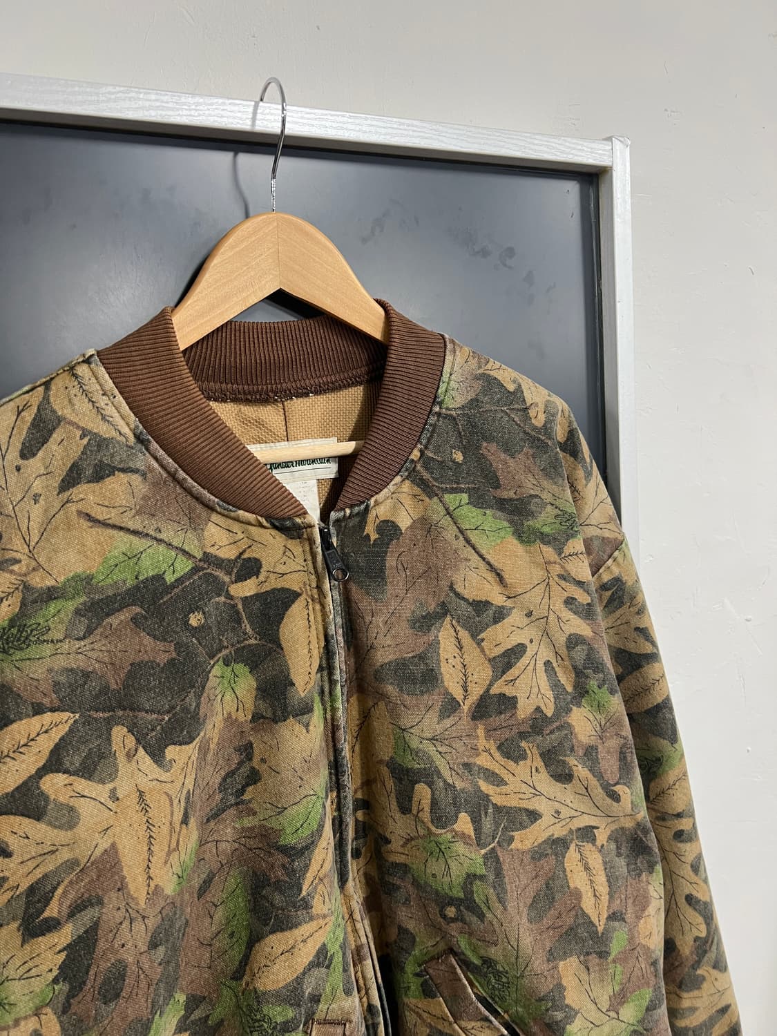 90s American Vintage 리얼트리 봄버 자켓 상품이미지2