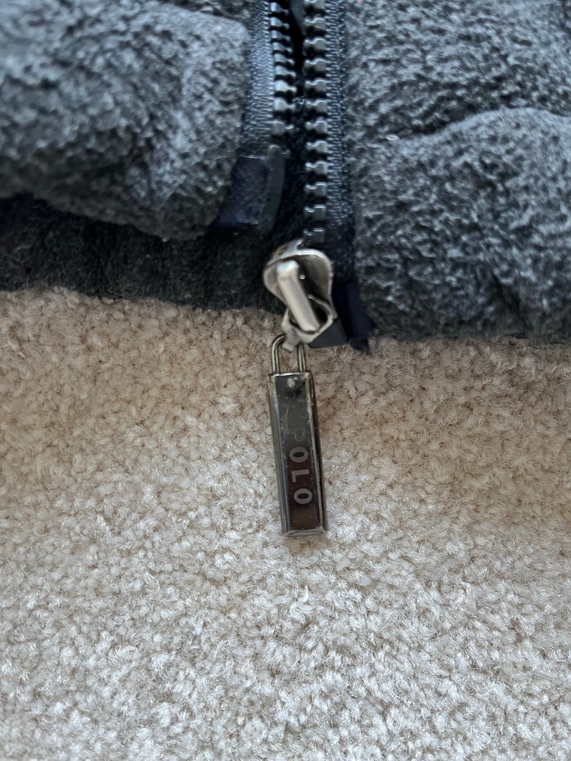 폴로 감성 플리스 퀼팅 후드 집업 (103-105) 상품이미지7