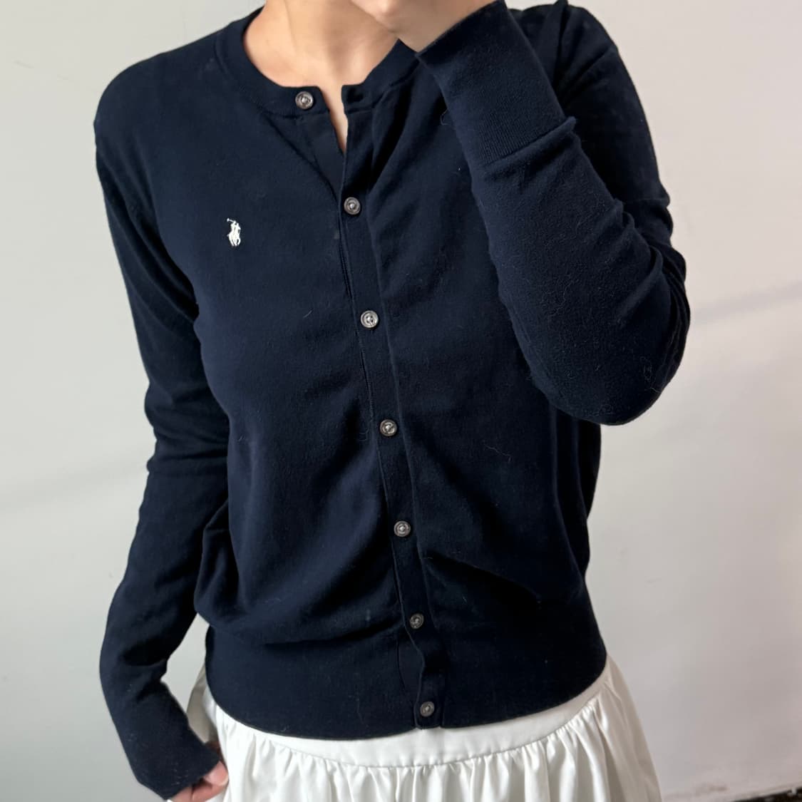 [M] 폴로 네이비 가디건 상품이미지2