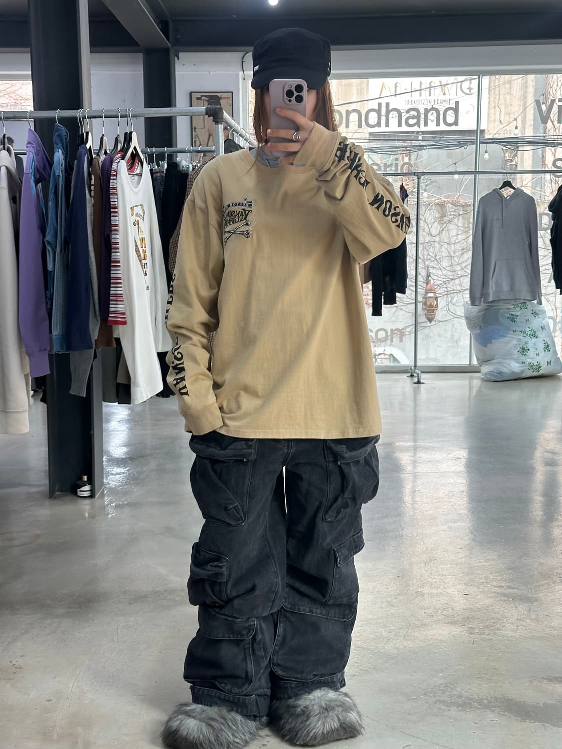 벤슨 Bunker Hill 본 자수 롱슬리브긴팔티 상품이미지2