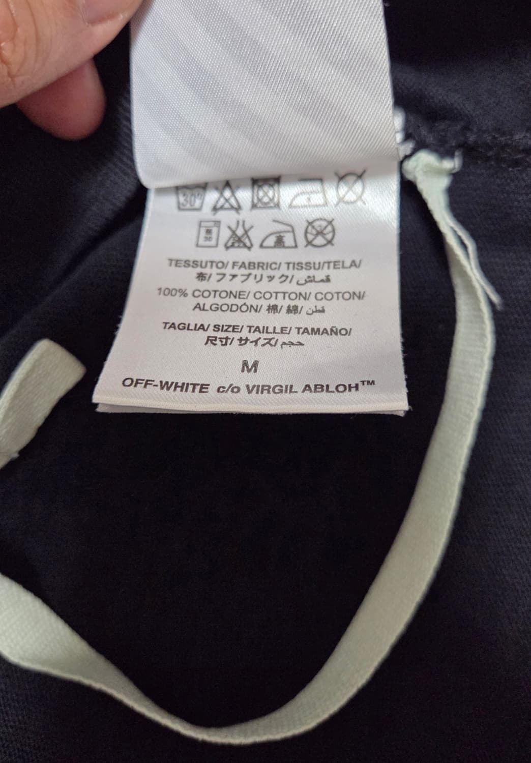 오프화이트락 미러 반팔 티셔츠 상품이미지8