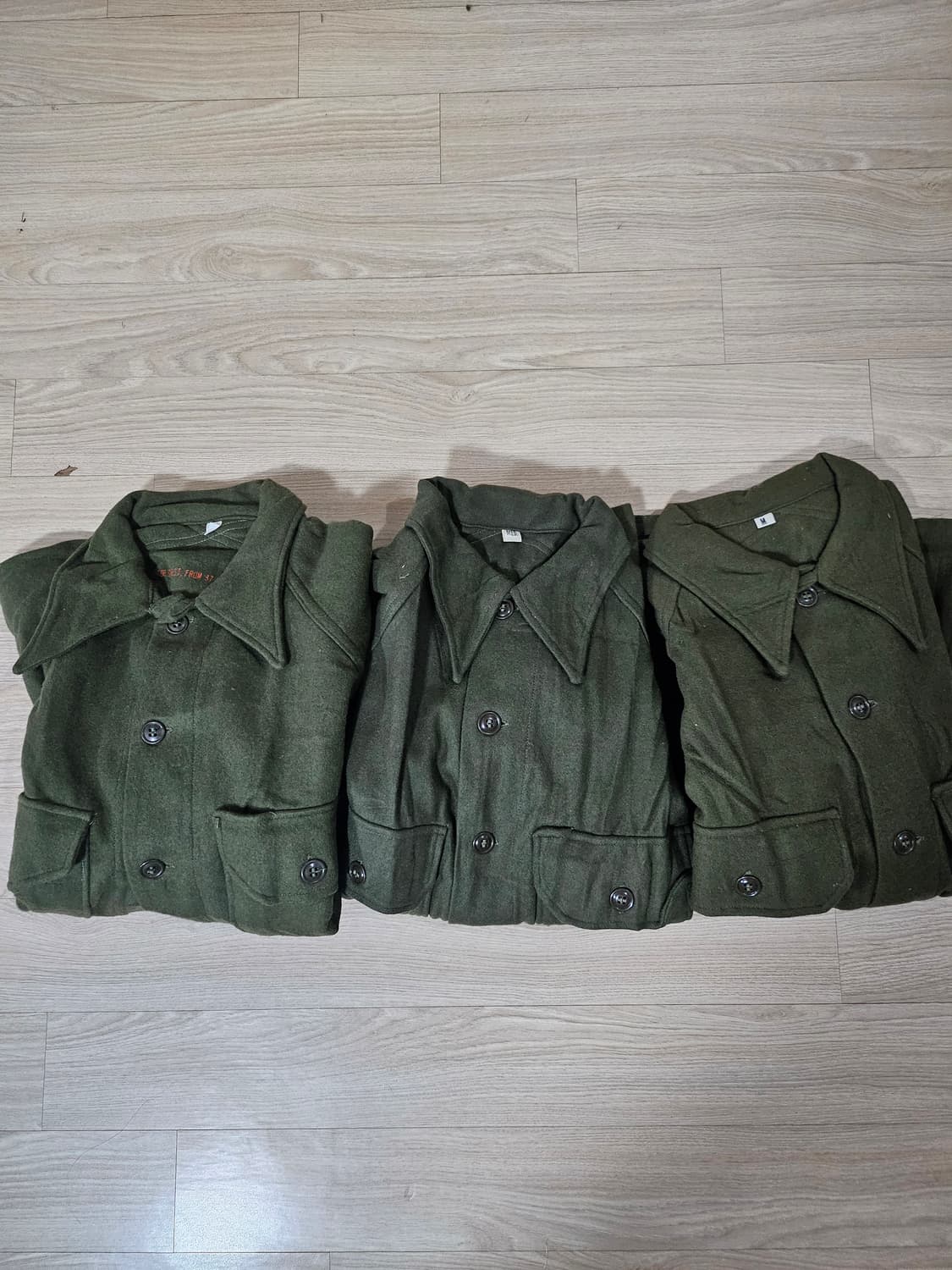 50s 미군오리지날 og108 울셔츠 데드스탁 상품이미지1