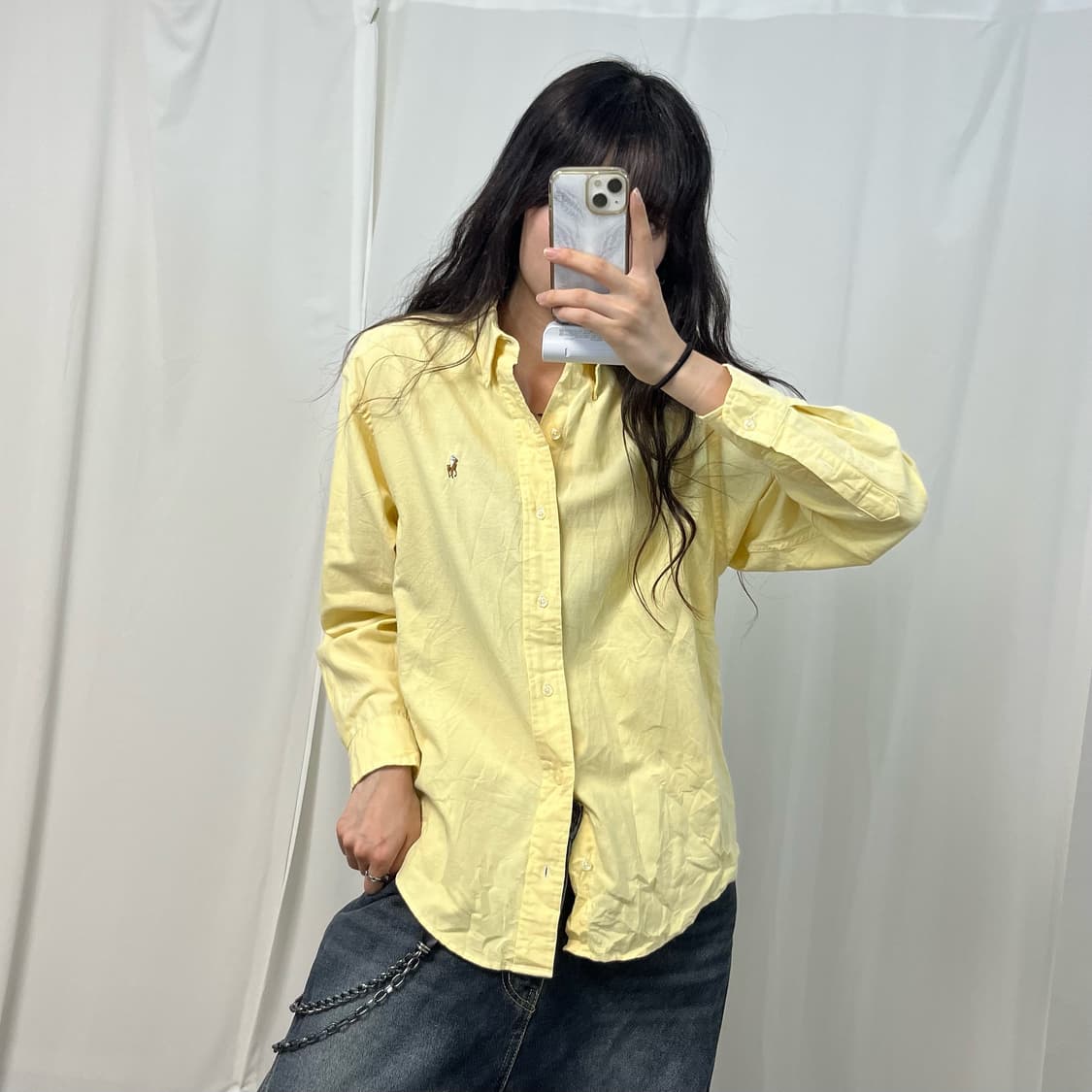 Polo lemon yellow shirt  상품이미지1