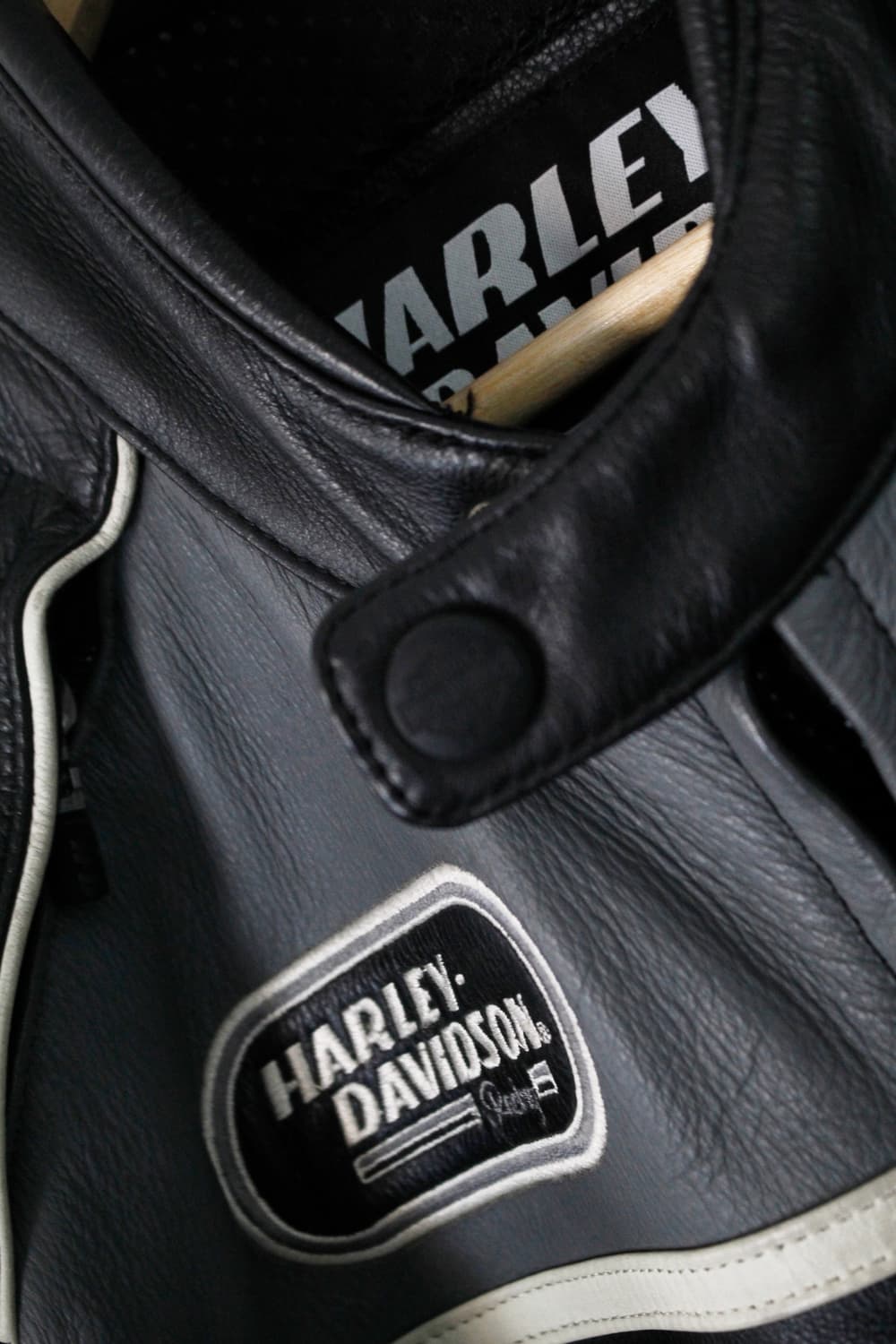 Haley-Davidson Leather Racing Jacket 상품이미지8