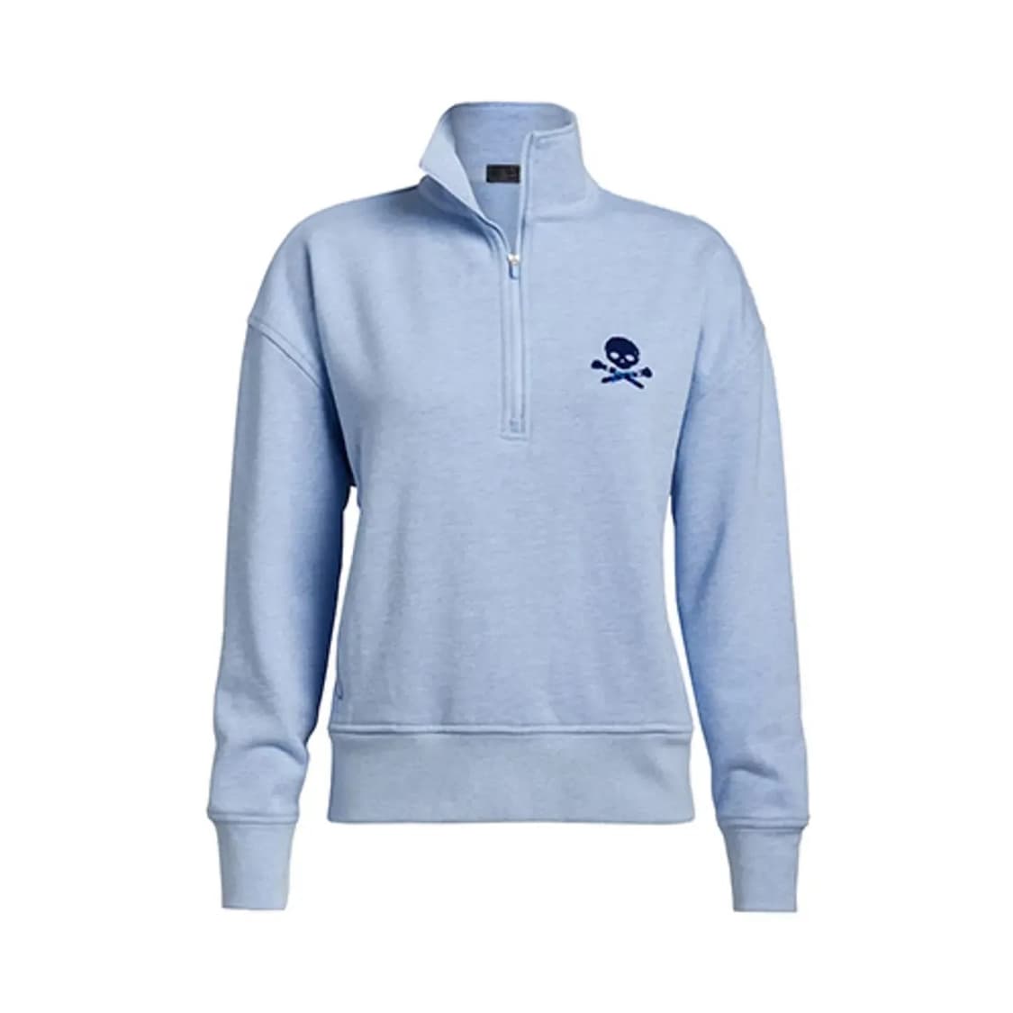 S G/FORE 지포어 골프 스컬 하프 반집업 맨투맨 상품이미지1