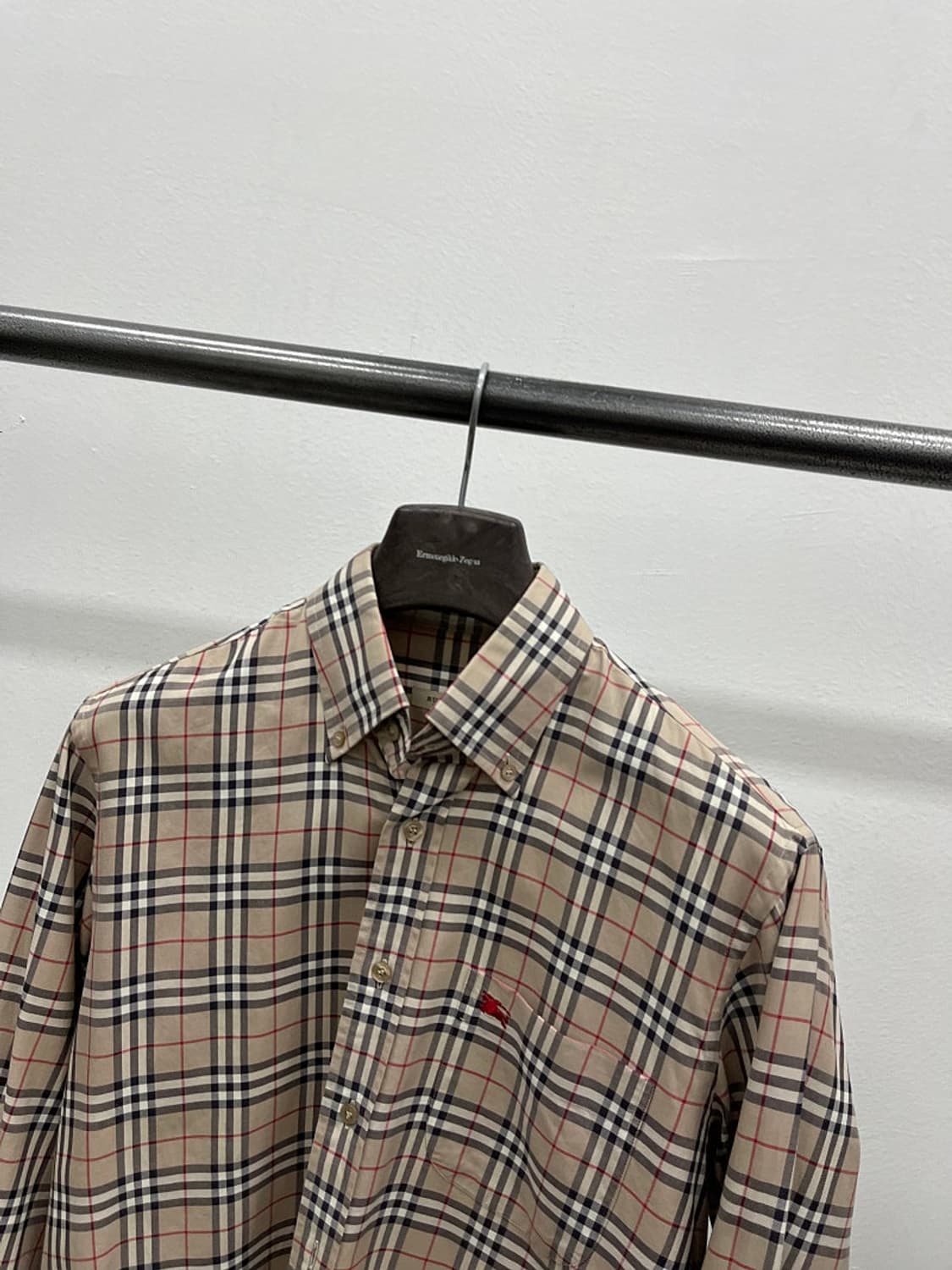 105) 버버리 모카베이지 체크셔츠  상품이미지3