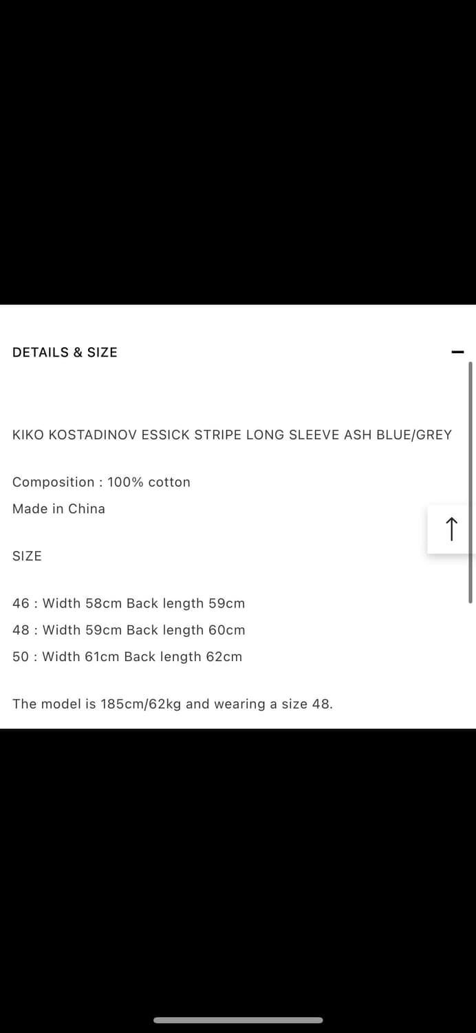 ESSICK STRIPE LONG SLEEVE ASH BLUE/GREY 상품이미지2