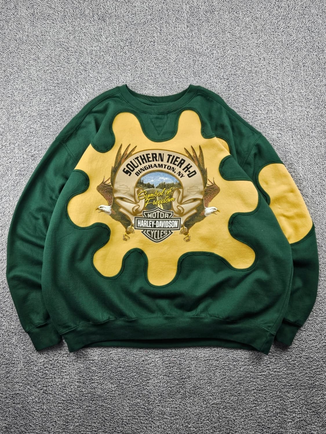 할리데이비슨X밀텍스 아플리케 커스텀 맨투맨 스웻셔츠 (3XL)/11541 상품이미지1