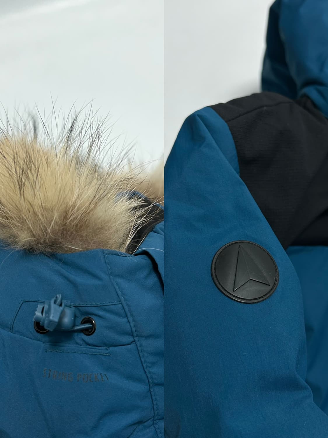 코오롱 윈드스토퍼 퍼 구스다운 패딩 보머자켓 상품이미지5