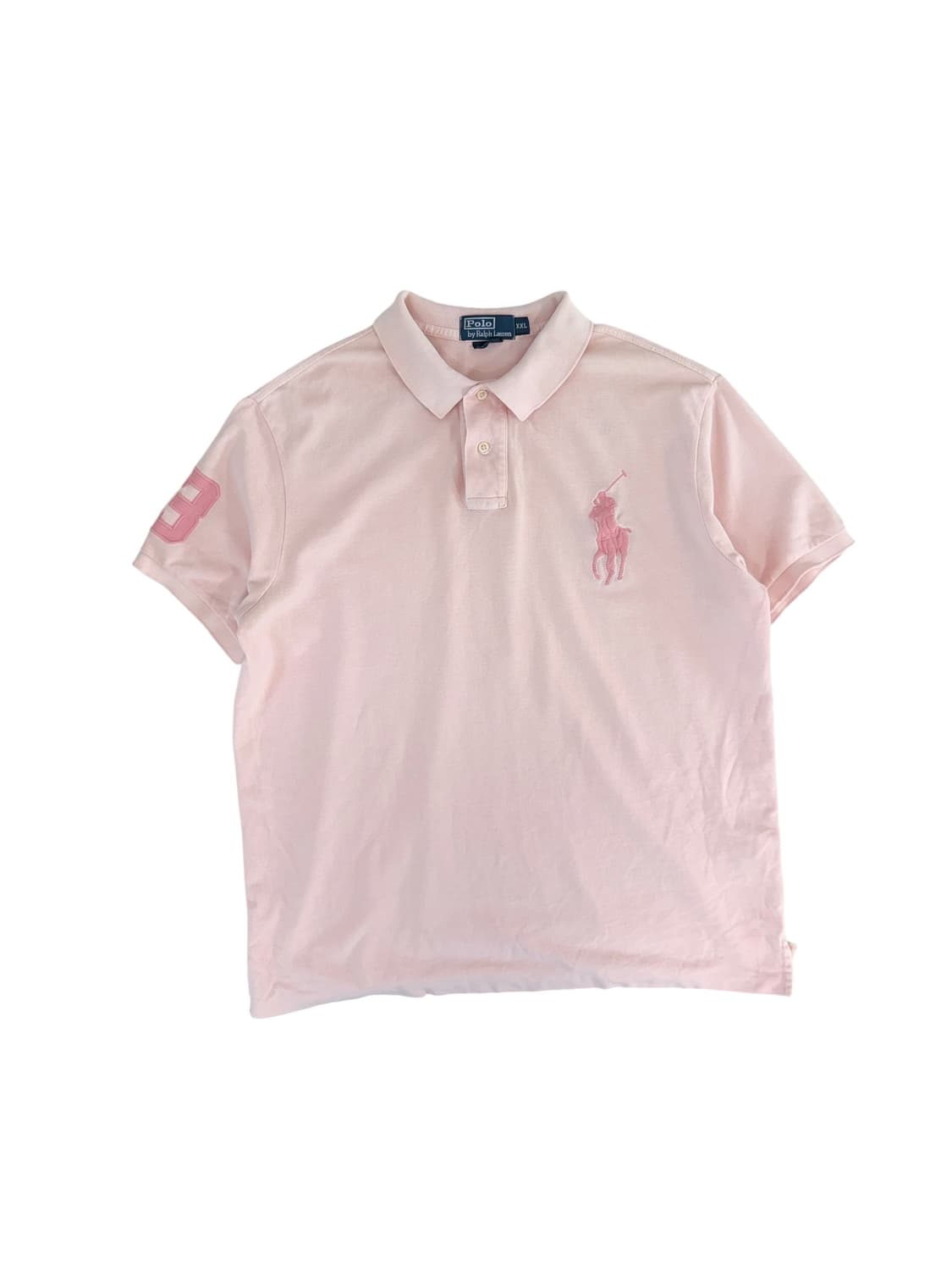 폴로 빅포니 핑크 반팔 카라티 (xxl) 상품이미지1
