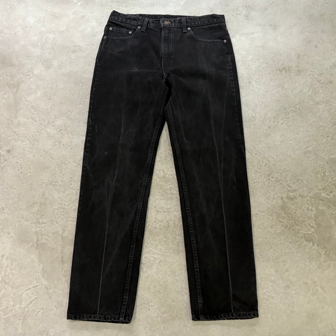 [36/34] 90s USA🇺🇸 리바이스 505 레드탭 블랙 흑청 상품이미지1