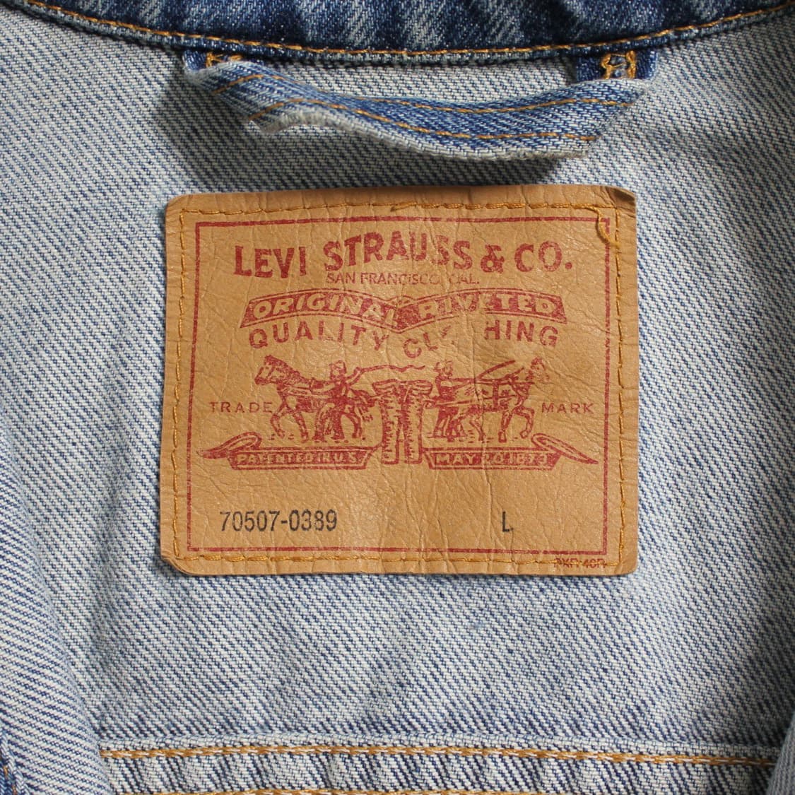 90's Levi’s 리바이스 타입3 트러커 데님 자켓 (USA)L036 상품이미지6
