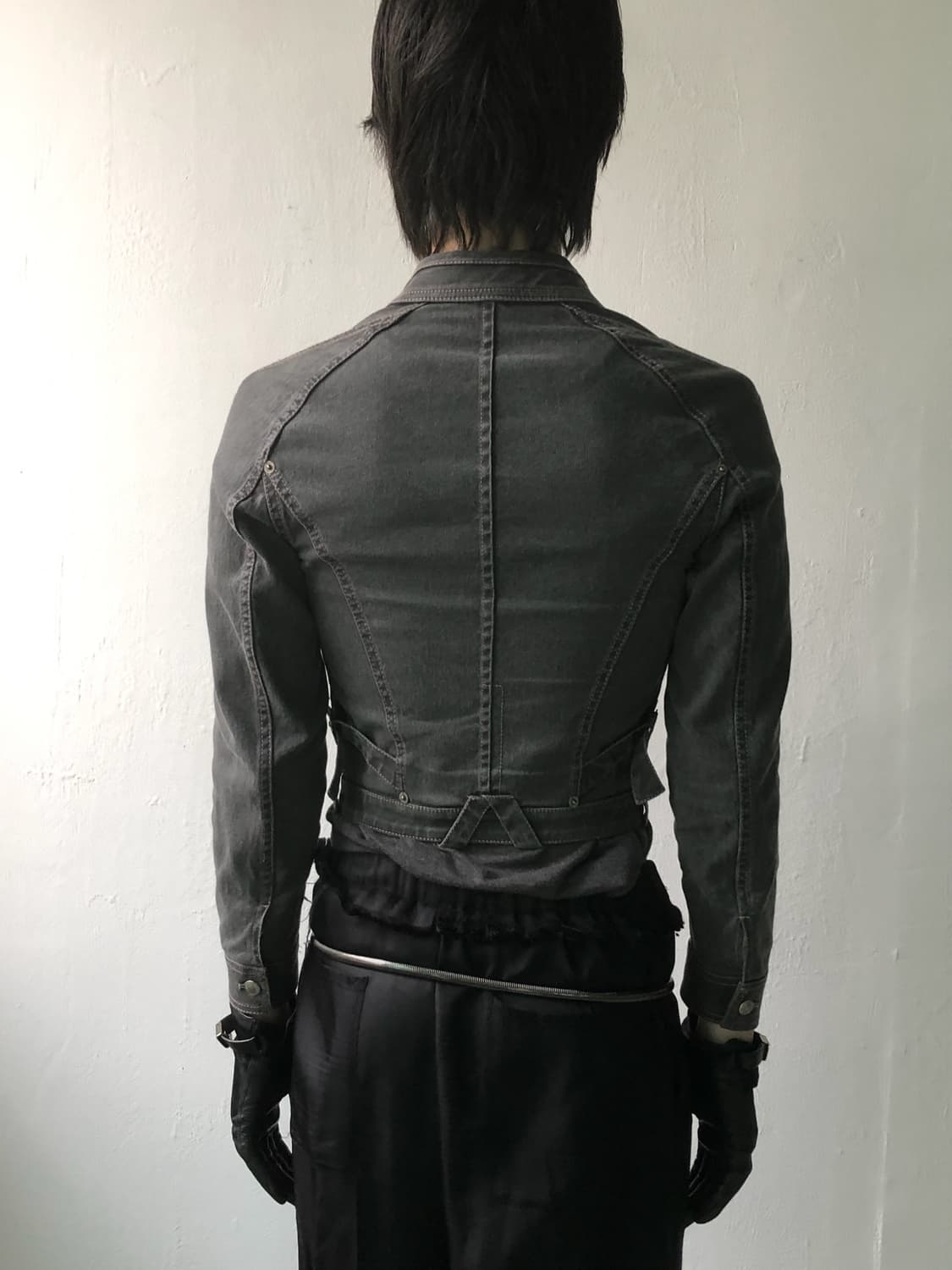 프라다 레더 스트랩 포코노 글러브 상품이미지4