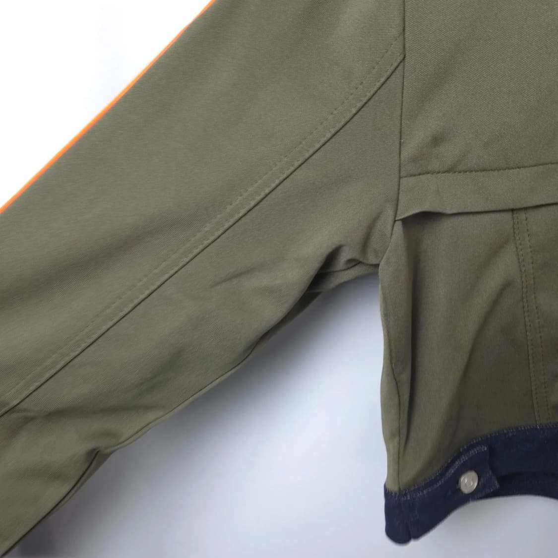 새상품) 여S-M 널디 데님 믹스 트랙탑 져지 자켓 상품이미지8