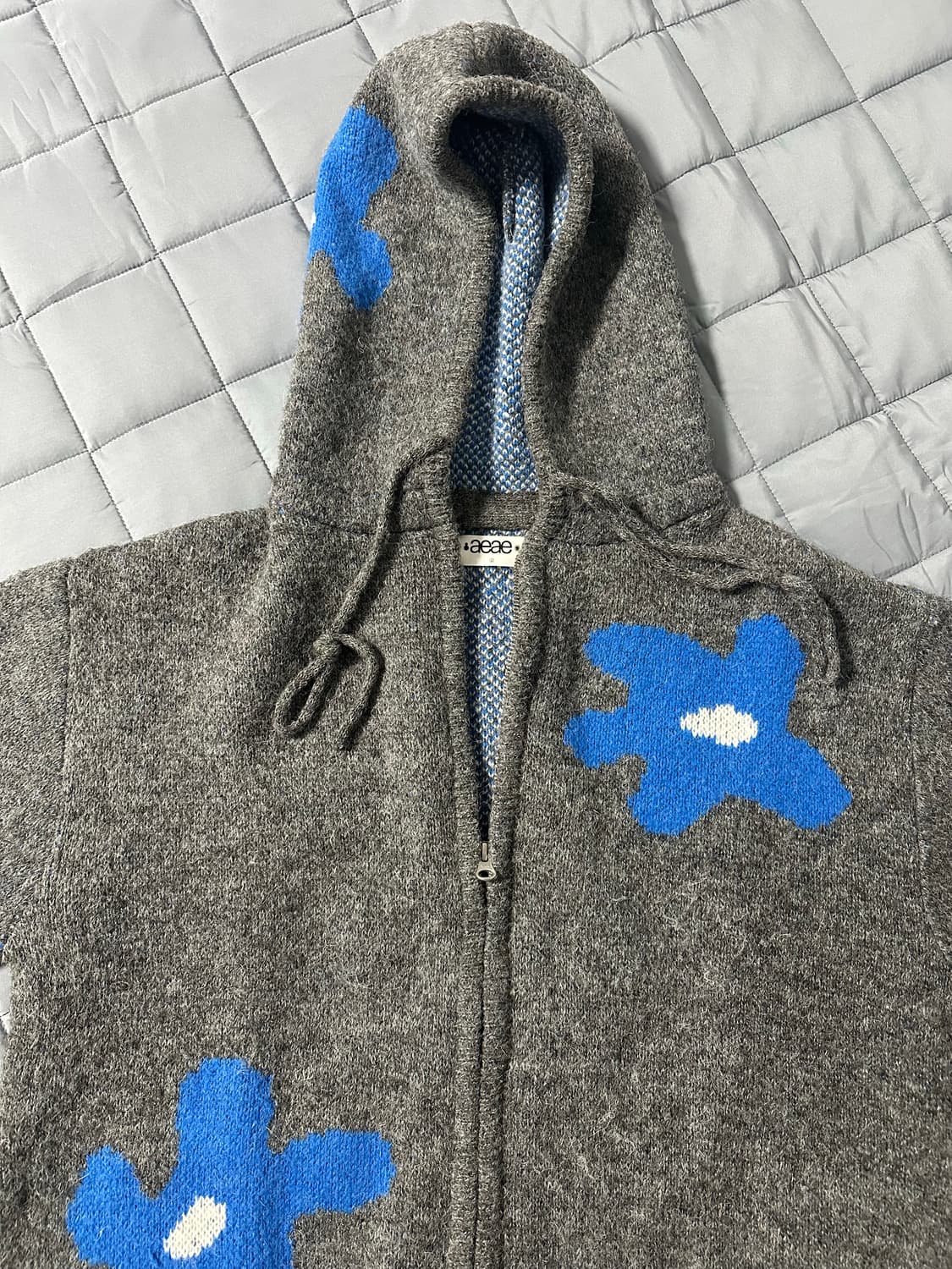 aeae 데이지 니트 후드집업(daisy knit hoodie) 상품이미지5