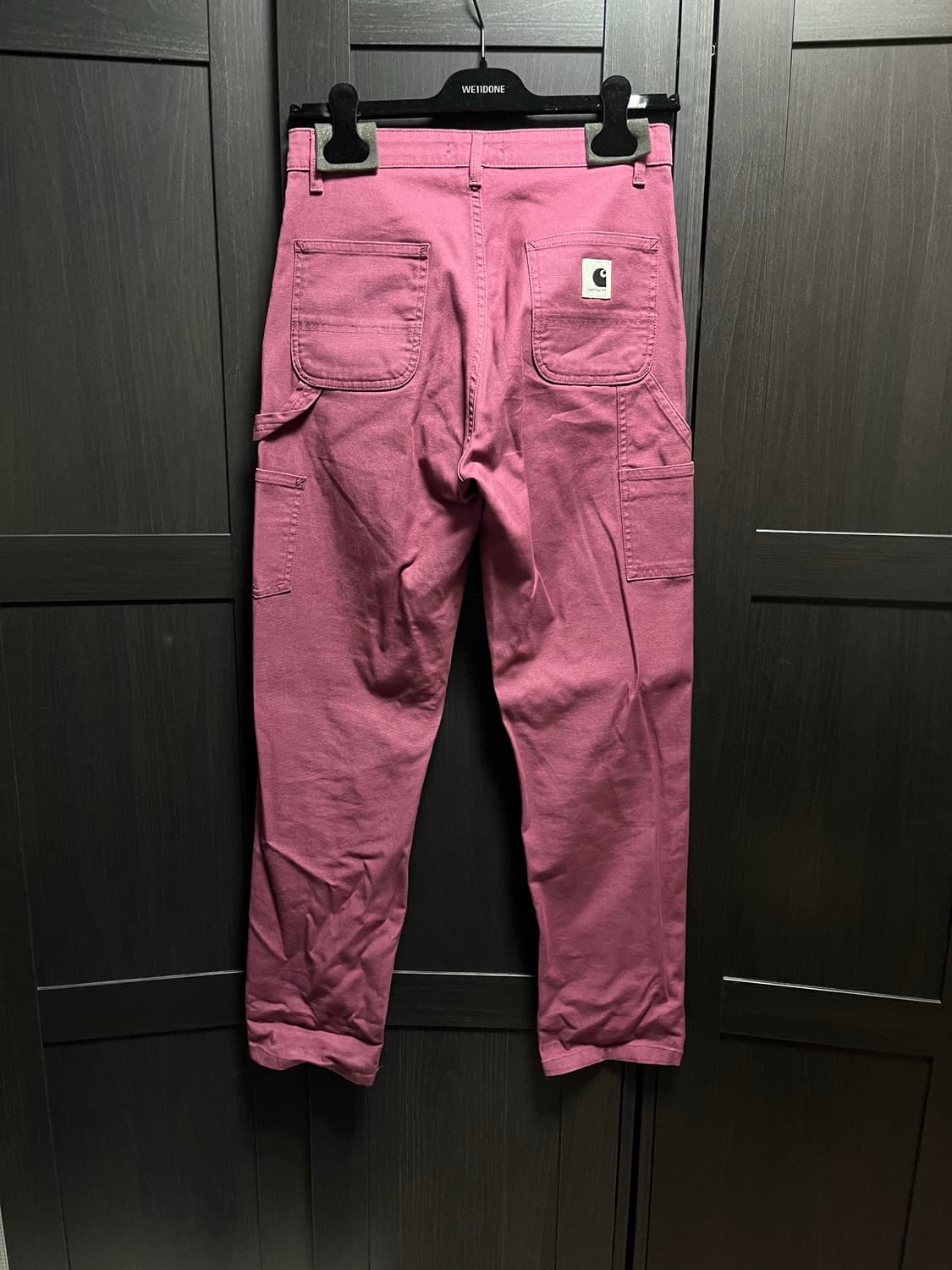 칼하트 보이프렌드핏 핑크바지 상품이미지1