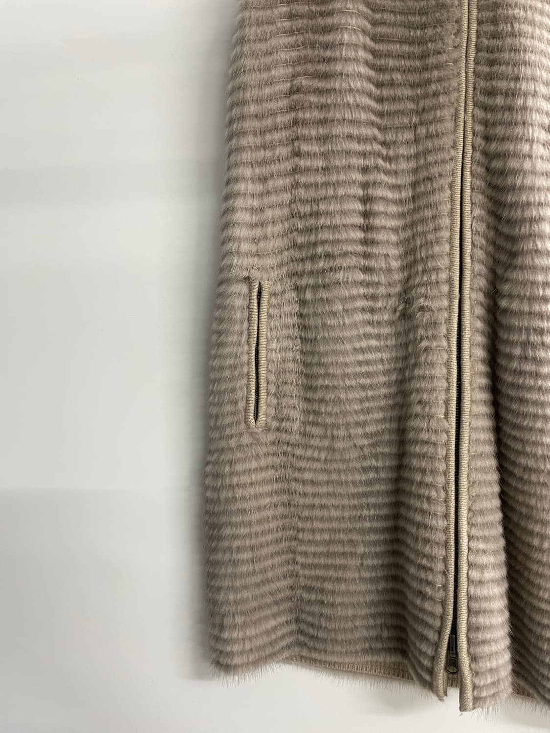 밍크 이태리 베스트 롱자켓 상품이미지4