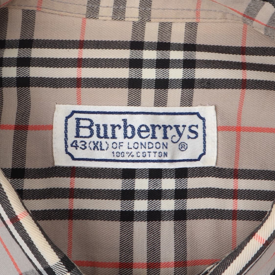 버버리 베이지 노바체크 셔츠 상품이미지8