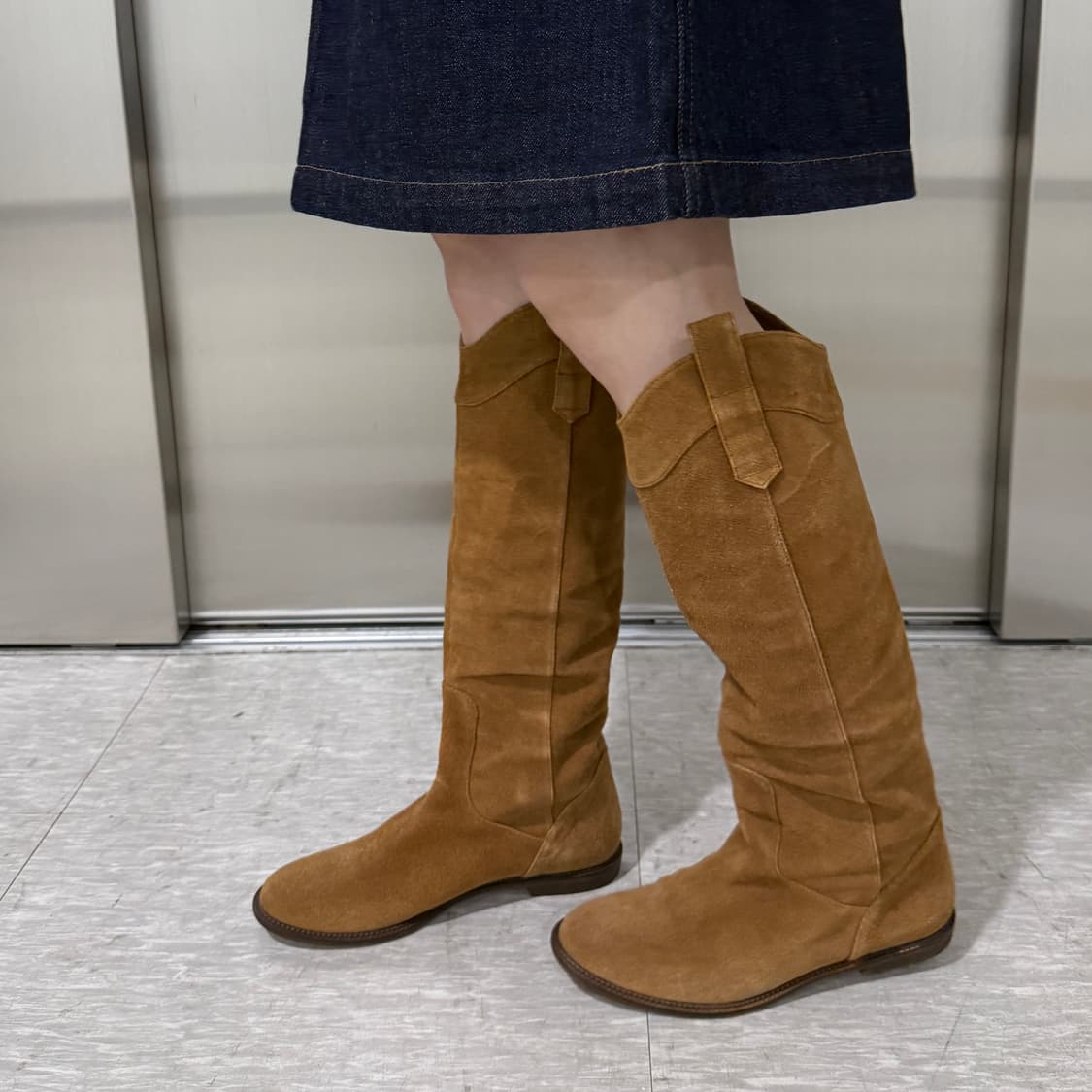 Margaret Howell suede long boot 상품이미지3