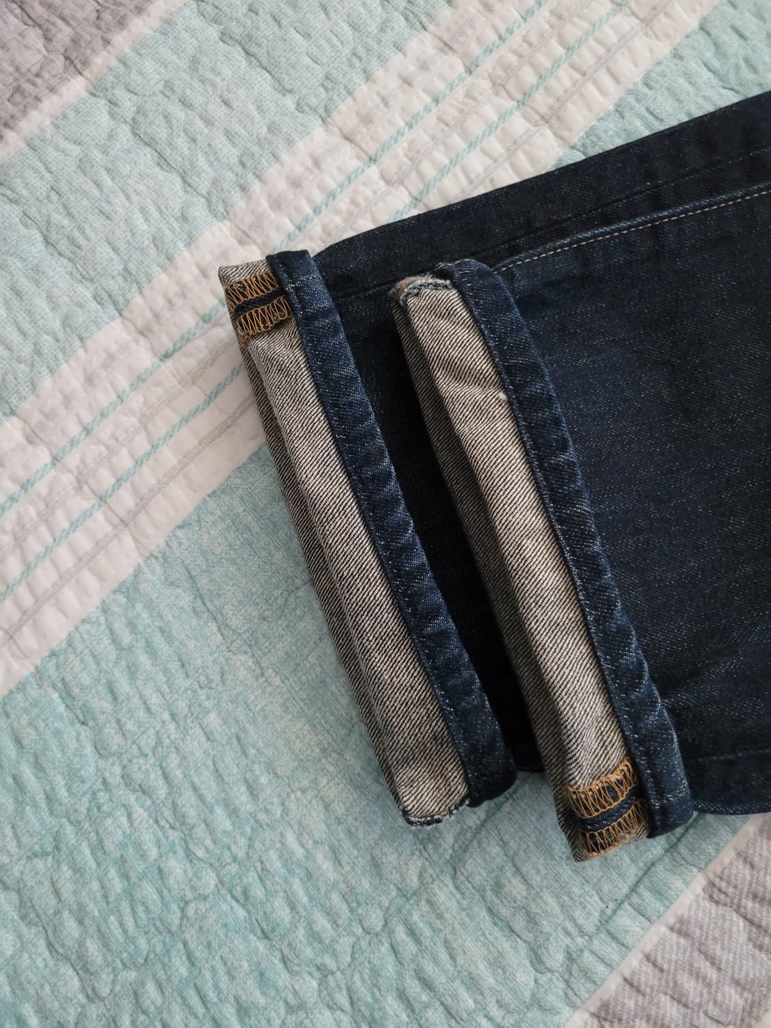 리바이스 08501. 레귤러스트레이트 다크블루워싱진 탭32 실31사이즈 상품이미지10