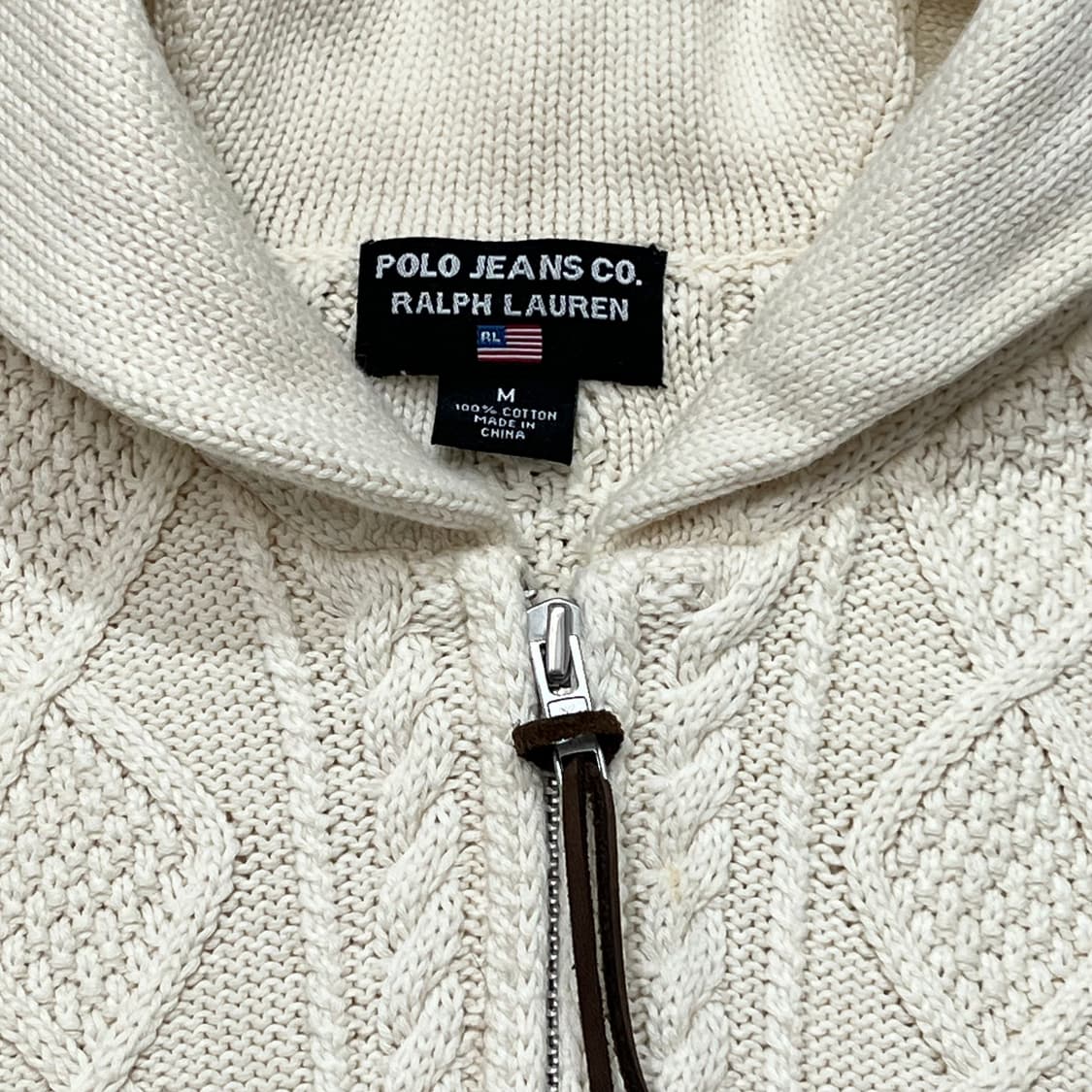 [우먼90] 폴로진스 니트집업 상품이미지3