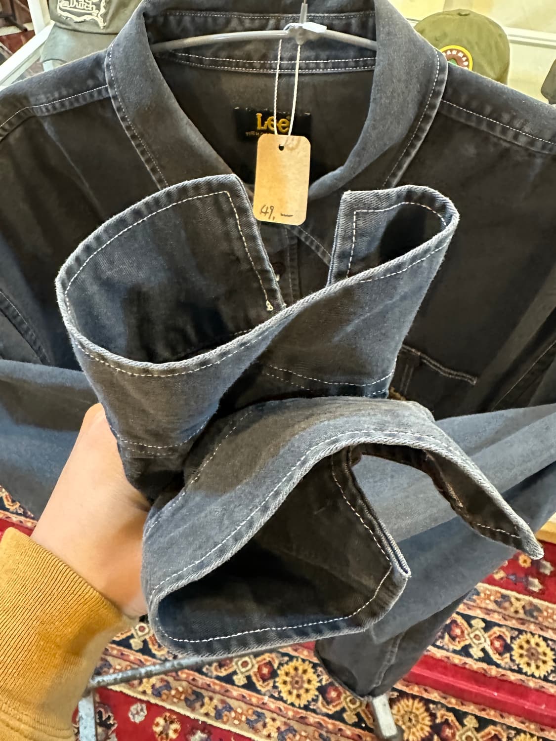 Lee 빈티지 데님 셔츠 블랙 상품이미지6