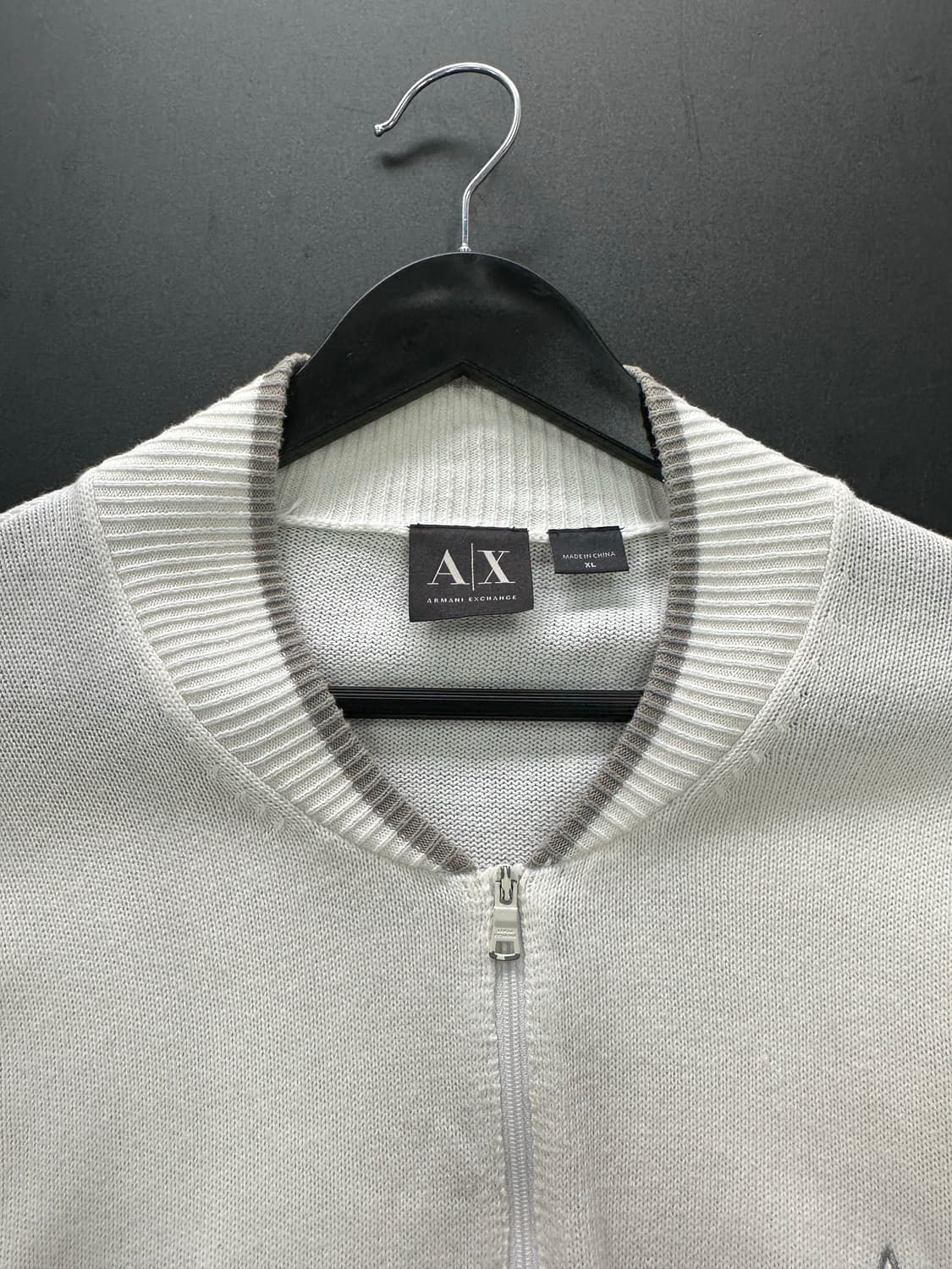 아르마니 익스체인지 AX로고 니트집업 상품이미지7