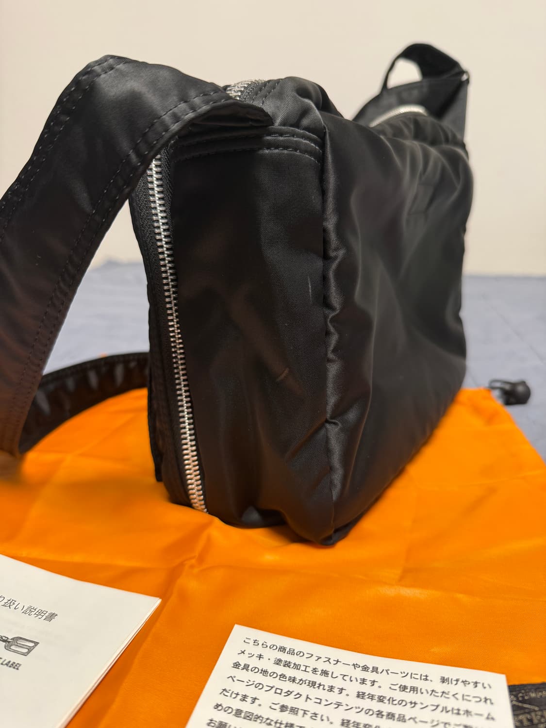 요시다 포터 탱커 숄더백 라지 블랙 상품이미지5