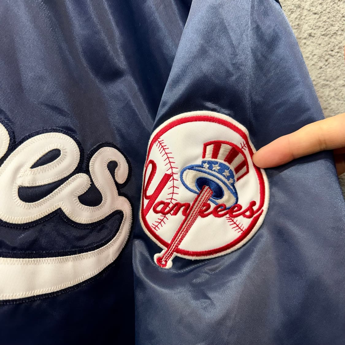 90s 쿠퍼스타운 컬렉션 G3 뉴욕 양키즈 베이스볼 점퍼 (XL) 상품이미지3