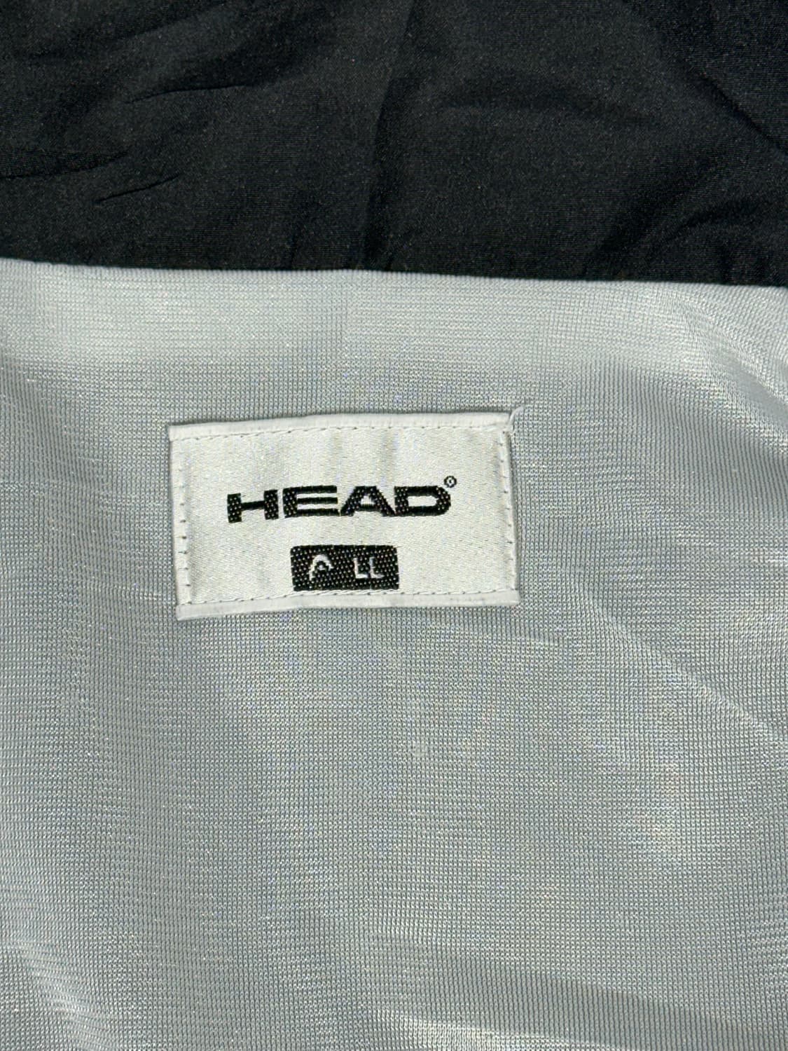 헤드 블랙 화이트 사이드 라인 바람막이 자켓 L 상품이미지7