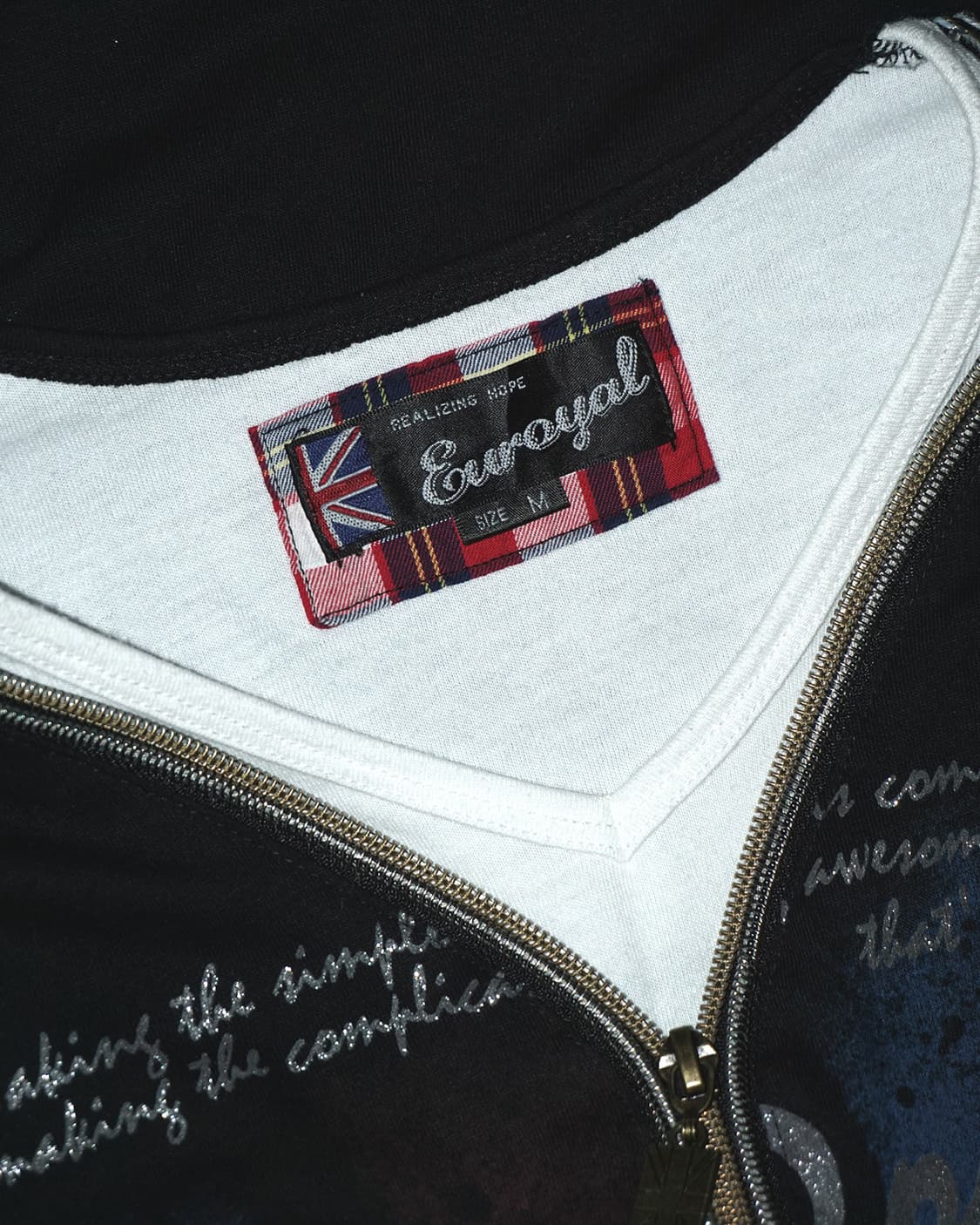 (euroyal) glitter lettering punk t  상품이미지7