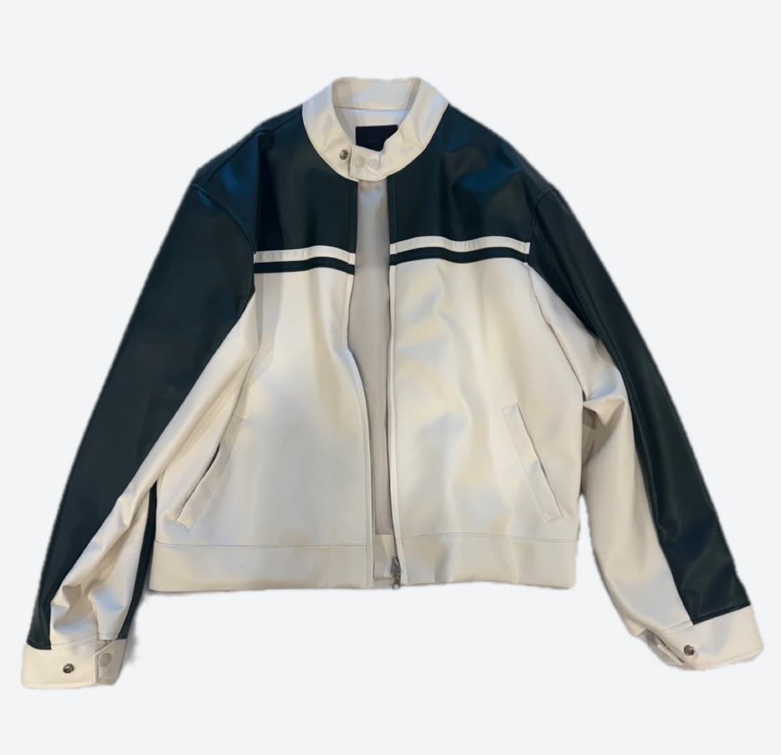 레이서 레더자켓 상품이미지1